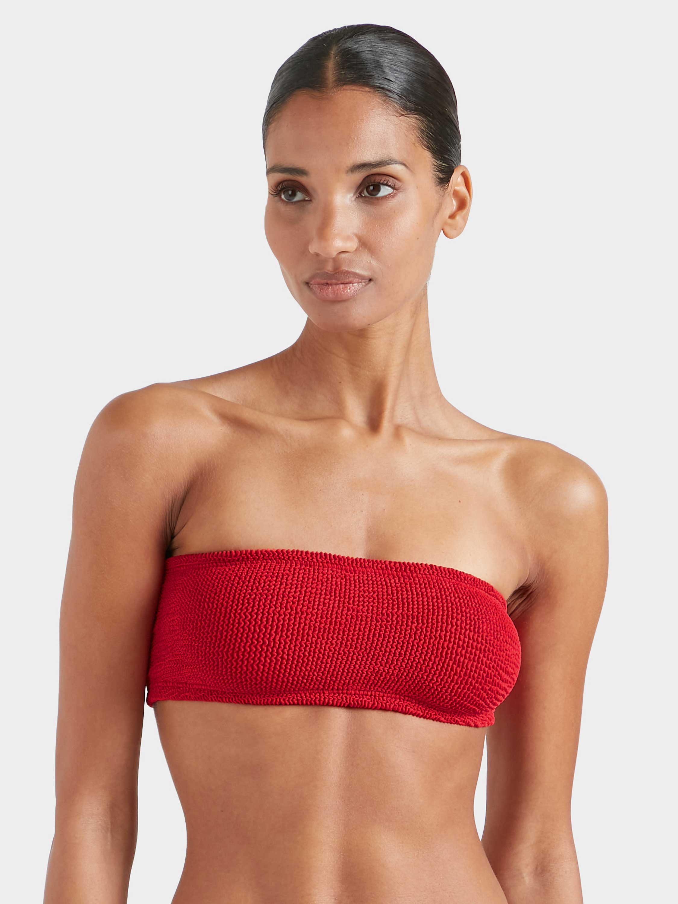 Bandeau Bikini Top - Red