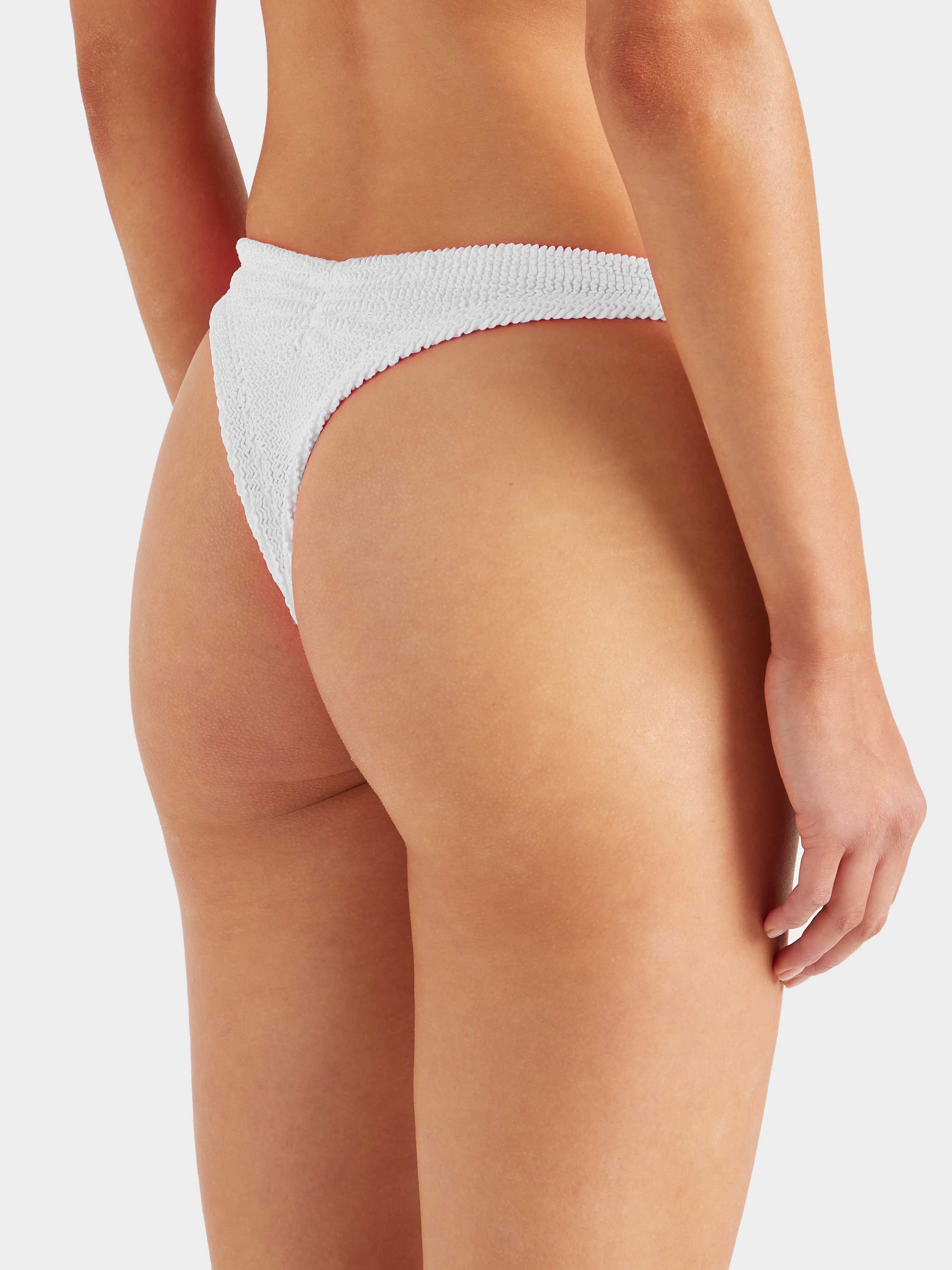 Brazilian Bikini Bottom - White