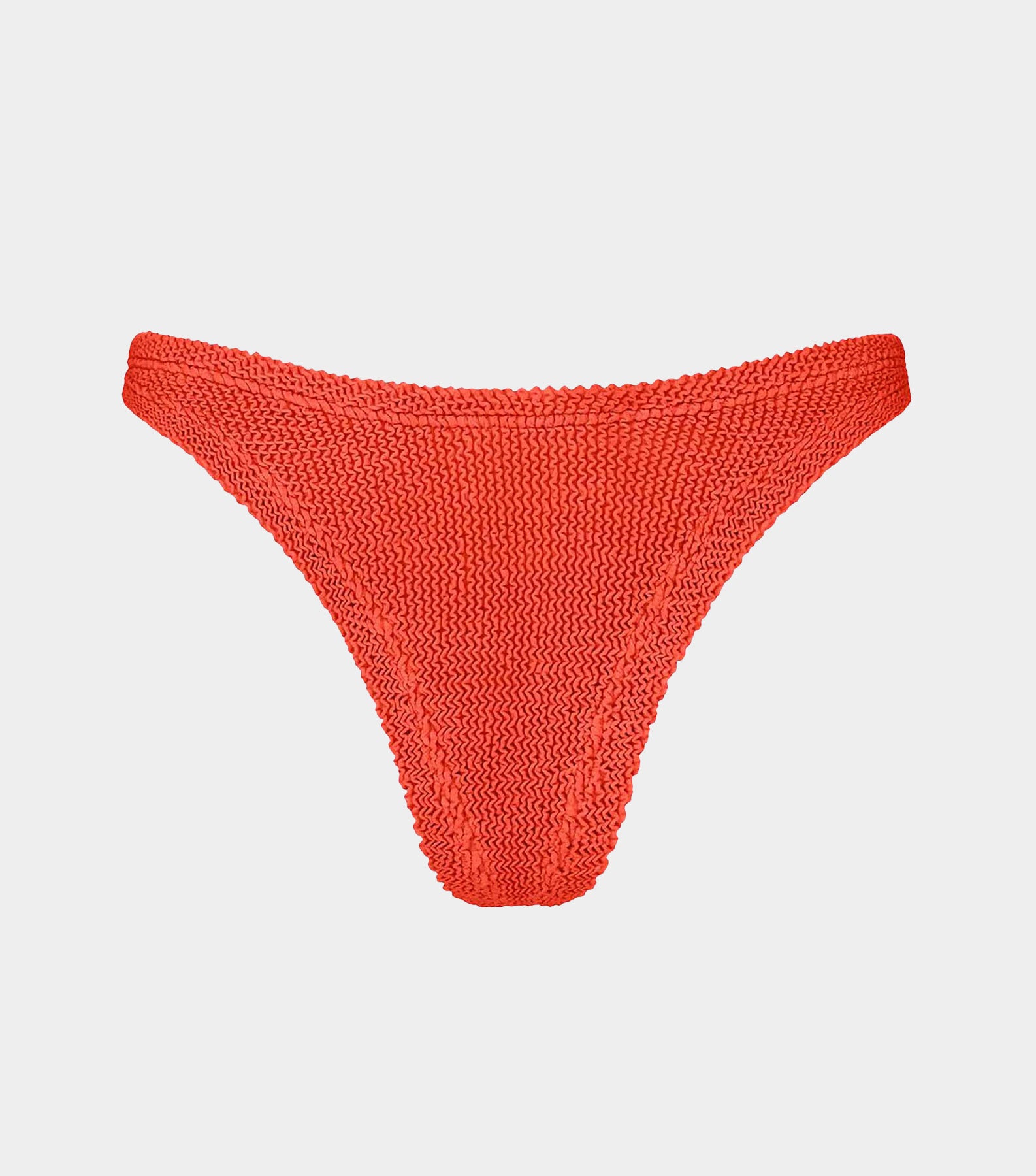 Brazilian Bikini Bottom - Metallic Tangerine