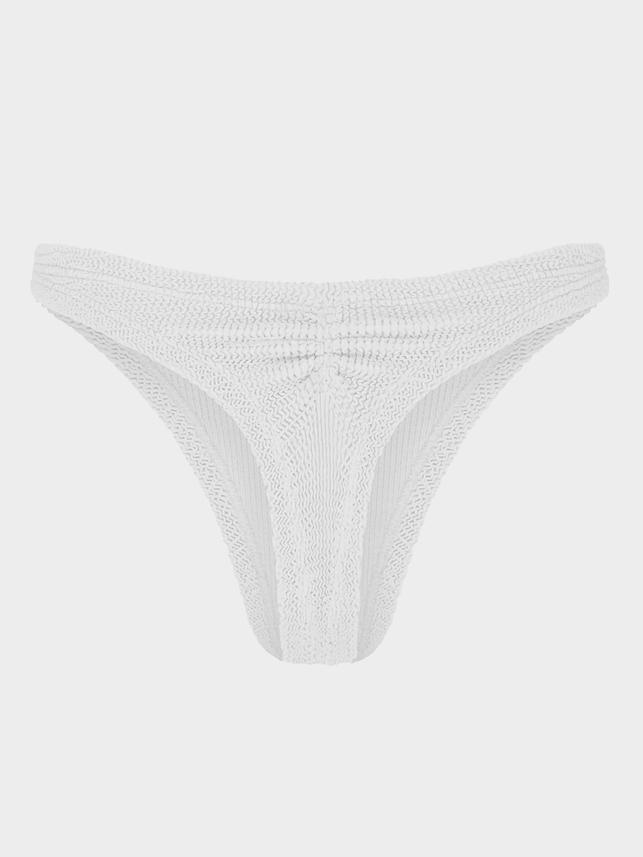 Brazilian Bikini Bottom - White