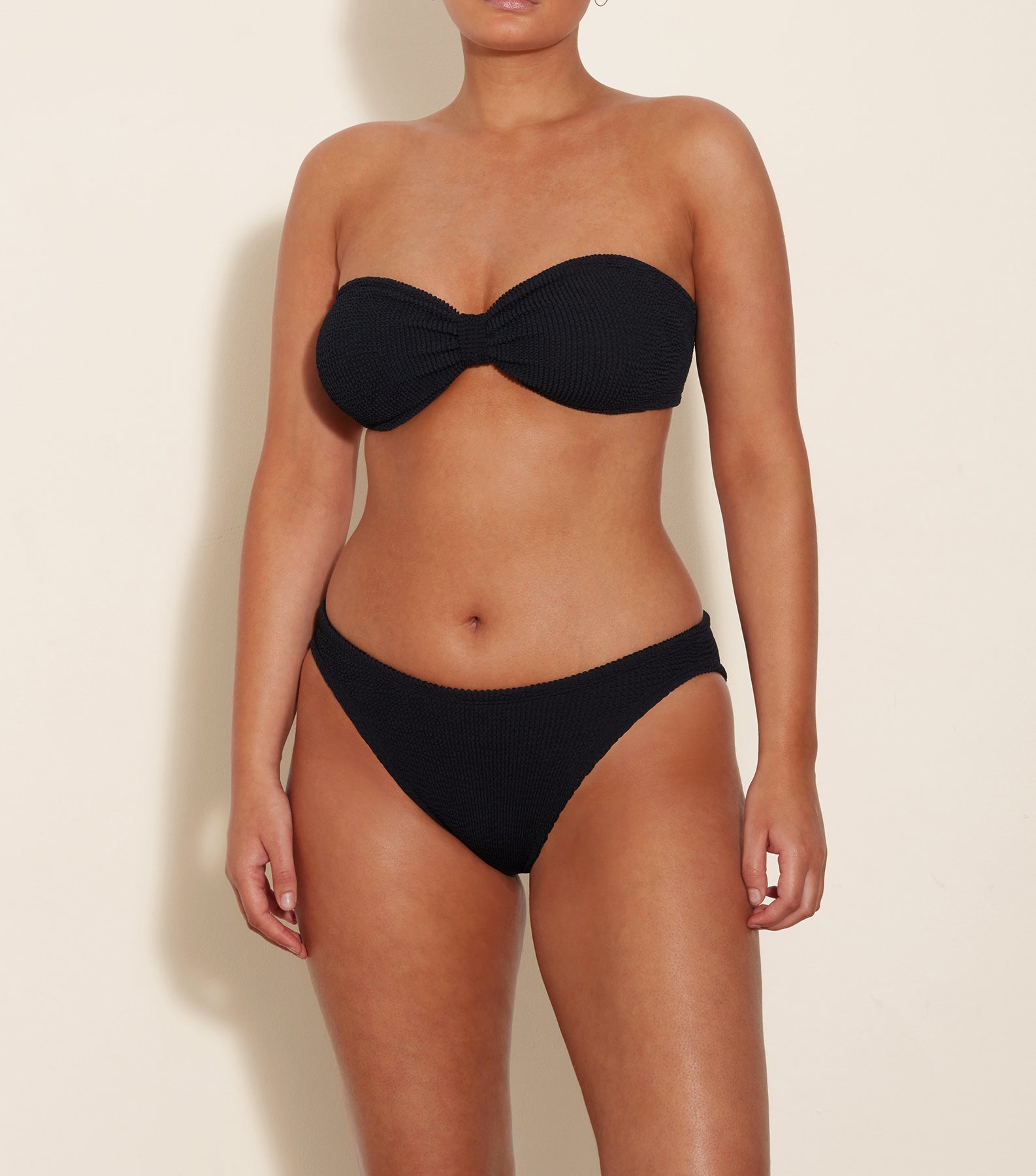 Coverage Jean Bikini - Black