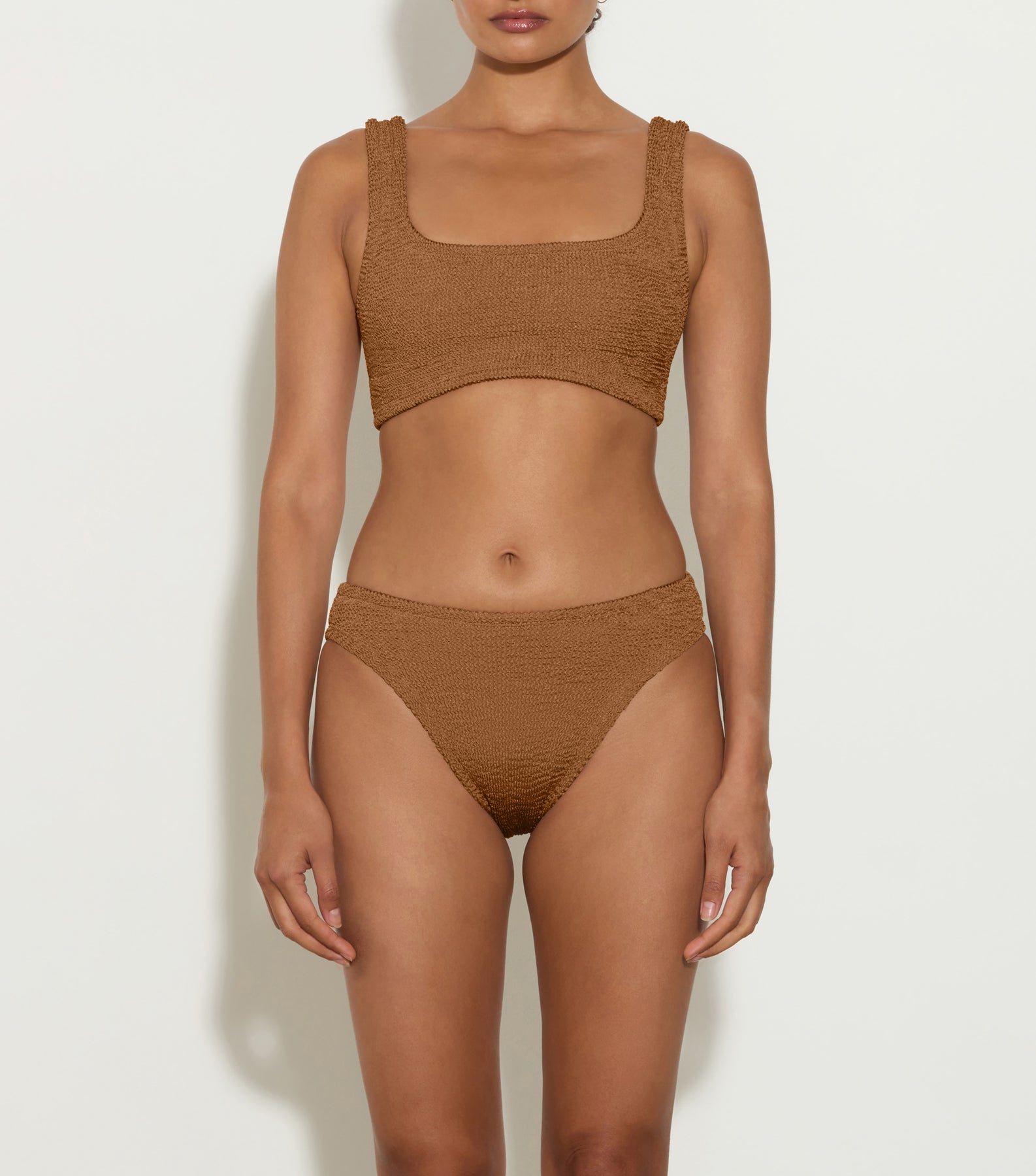 Coverage Xandra Bikini - Metallic Cocoa