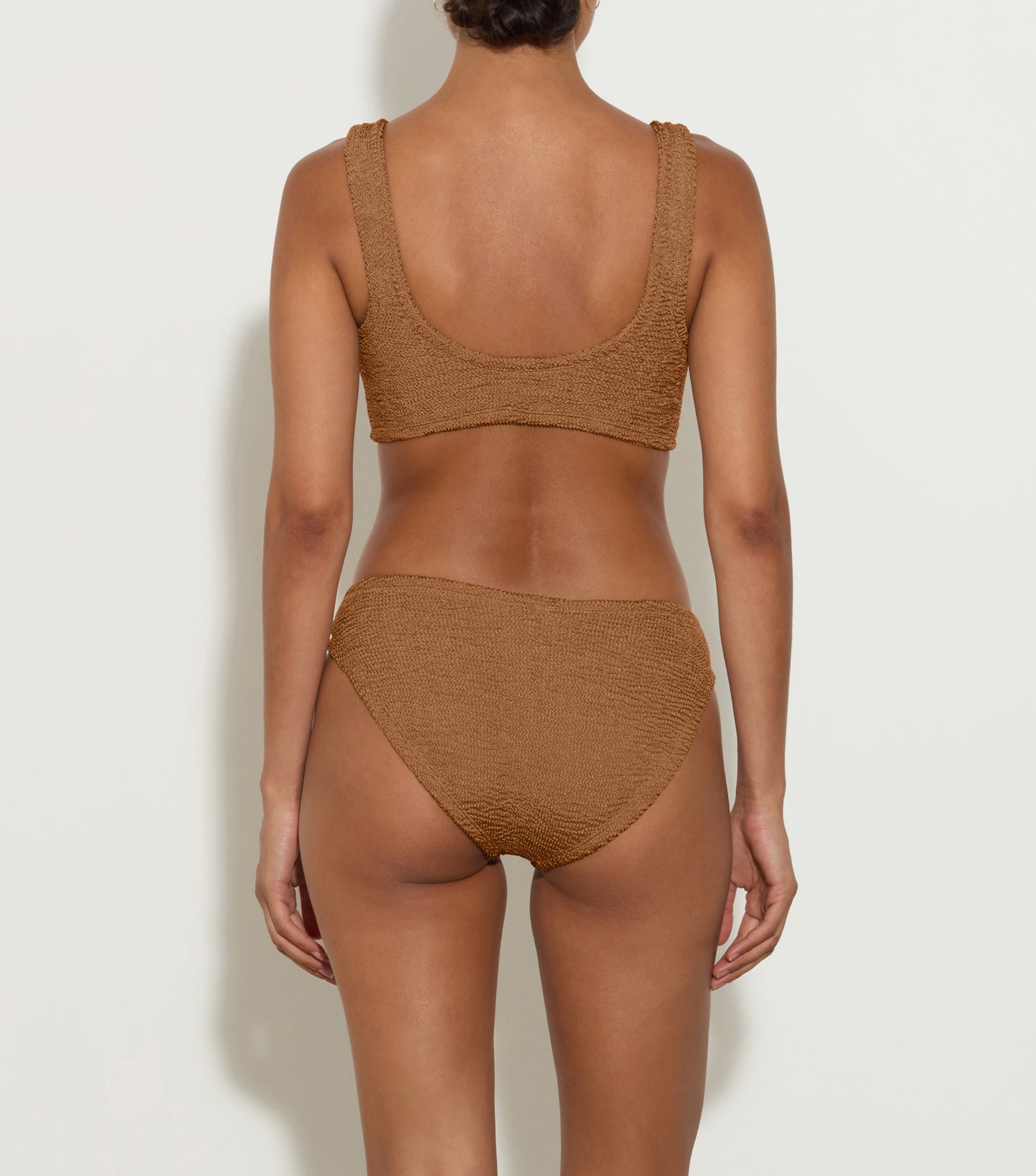 Coverage Xandra Bikini - Metallic Cocoa