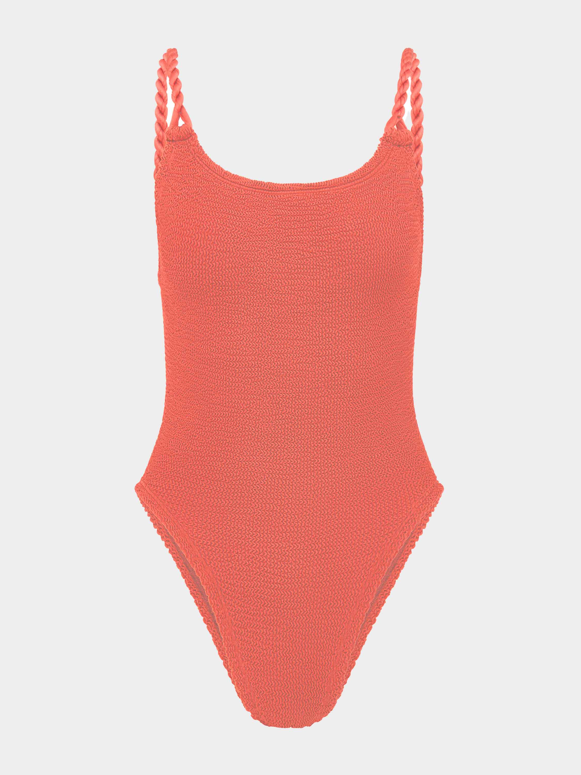For La Samanna, A Belmond Hotel Camille Swim Metallic Coral
