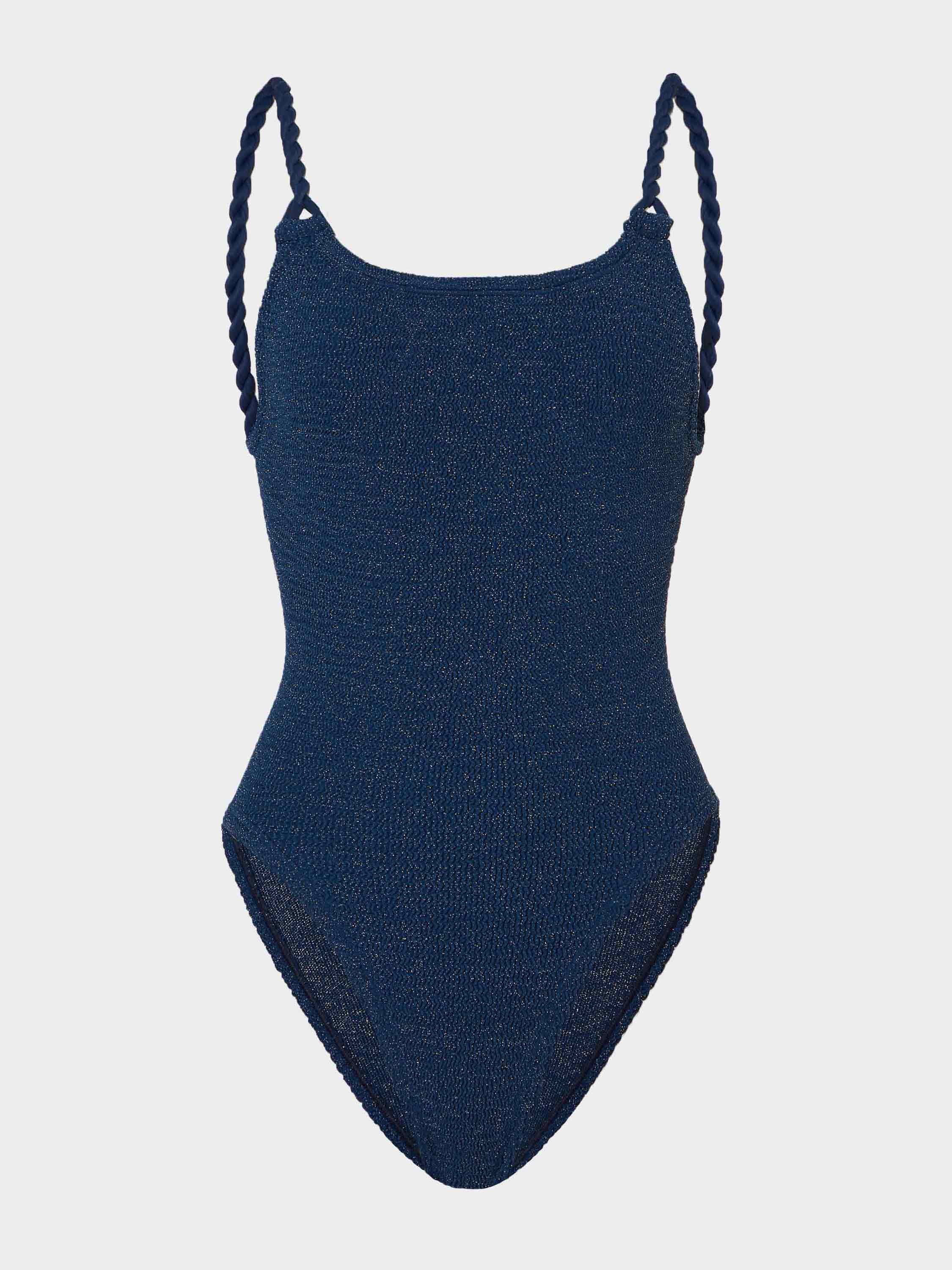 Camille Swim - Navy/Silver
