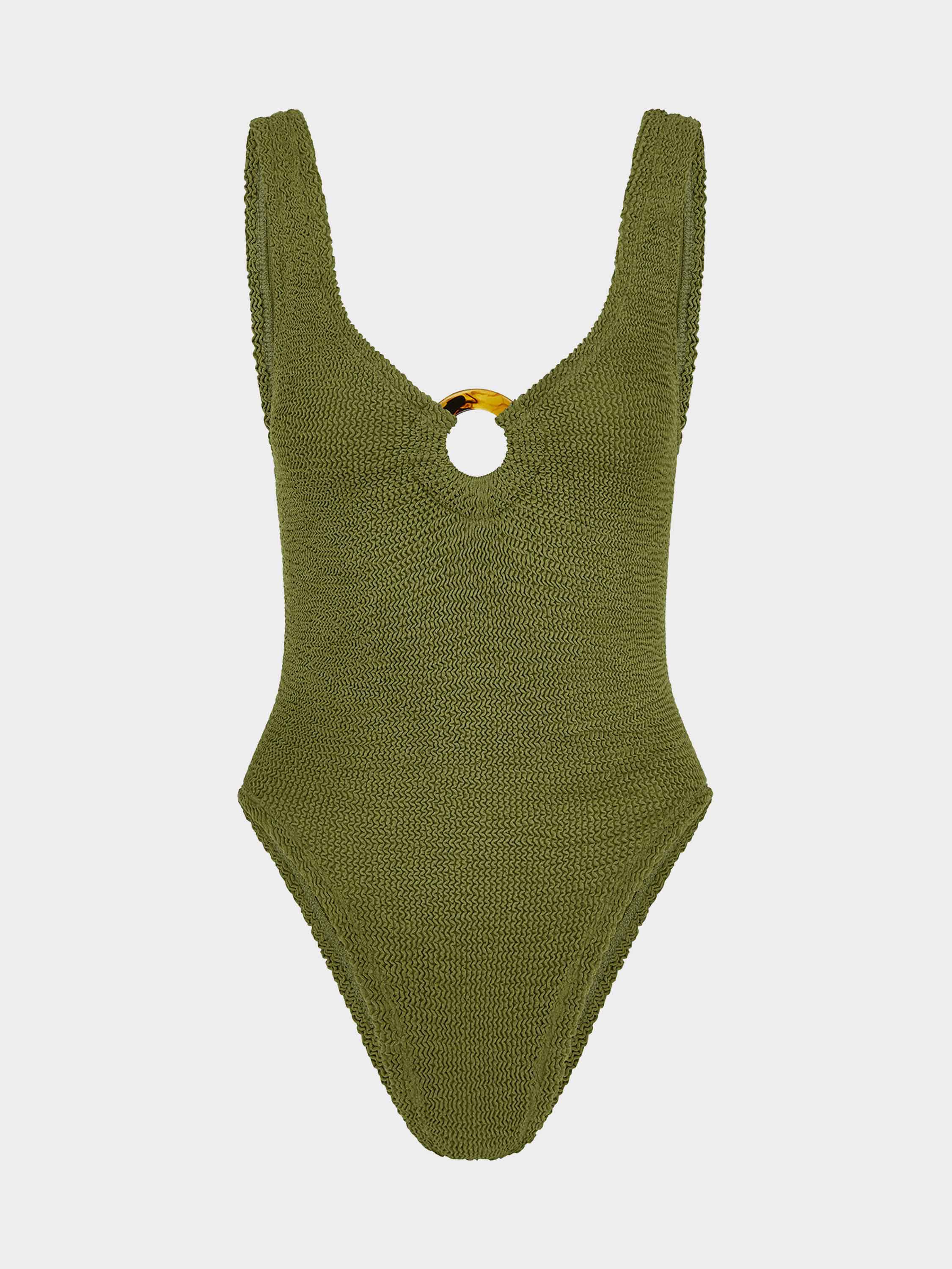 Celine Swim - Metallic Moss