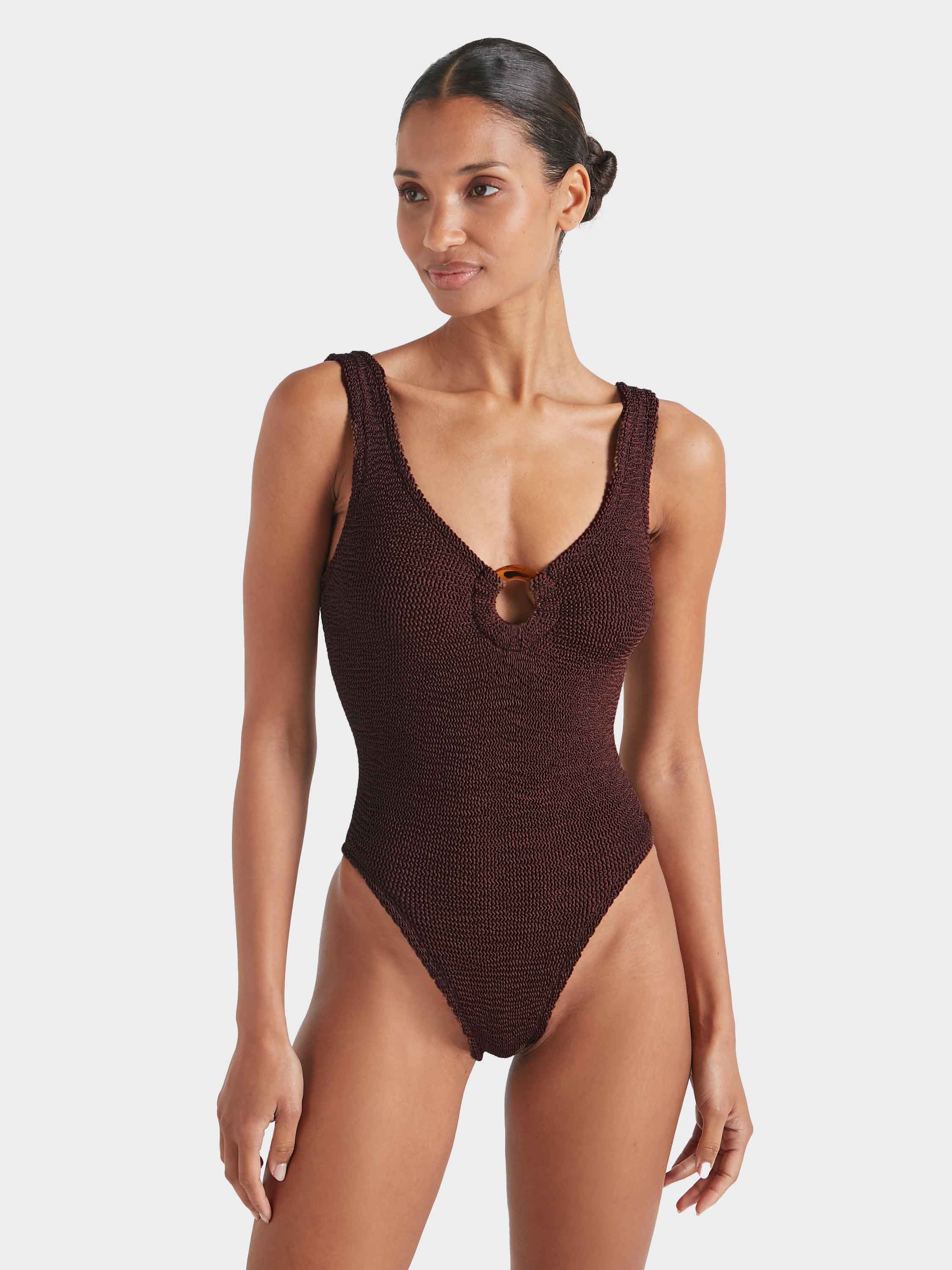 Celine Swim - Metallic Chocolate