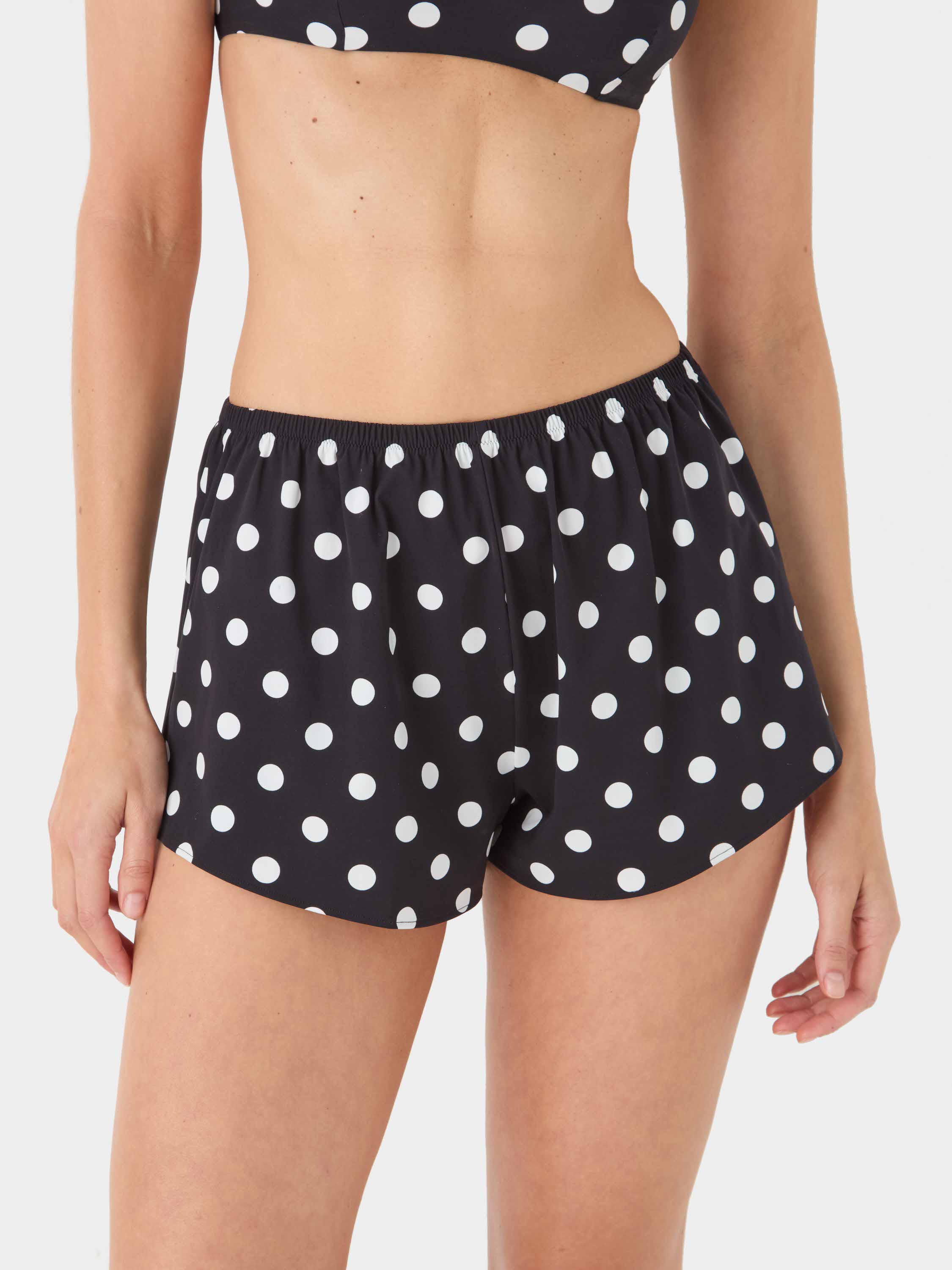 UPF Short - Black polka-dot