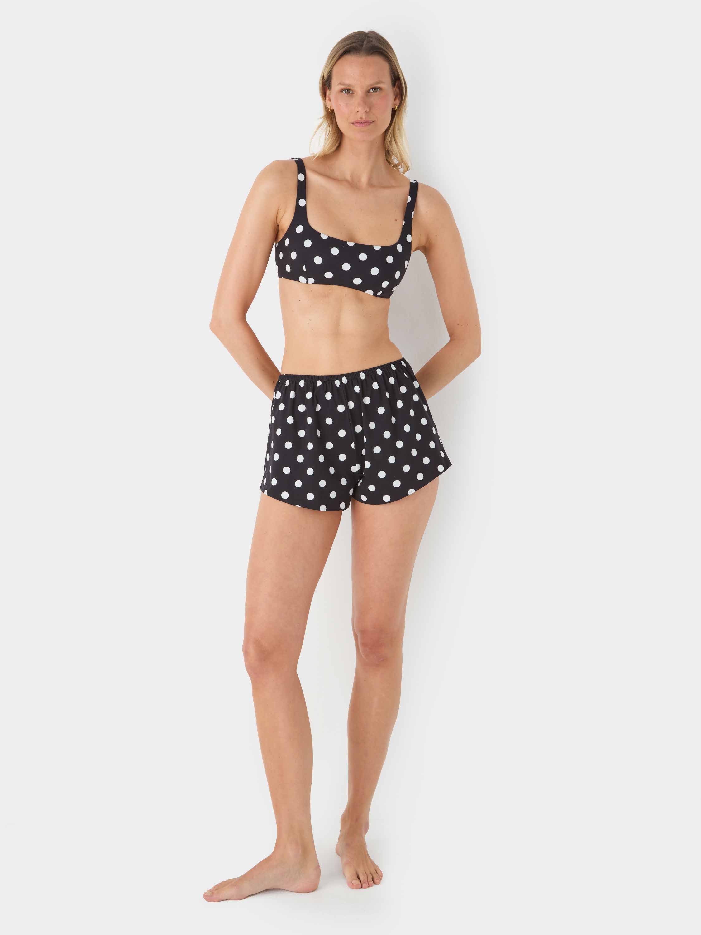 UPF Short - Black polka-dot