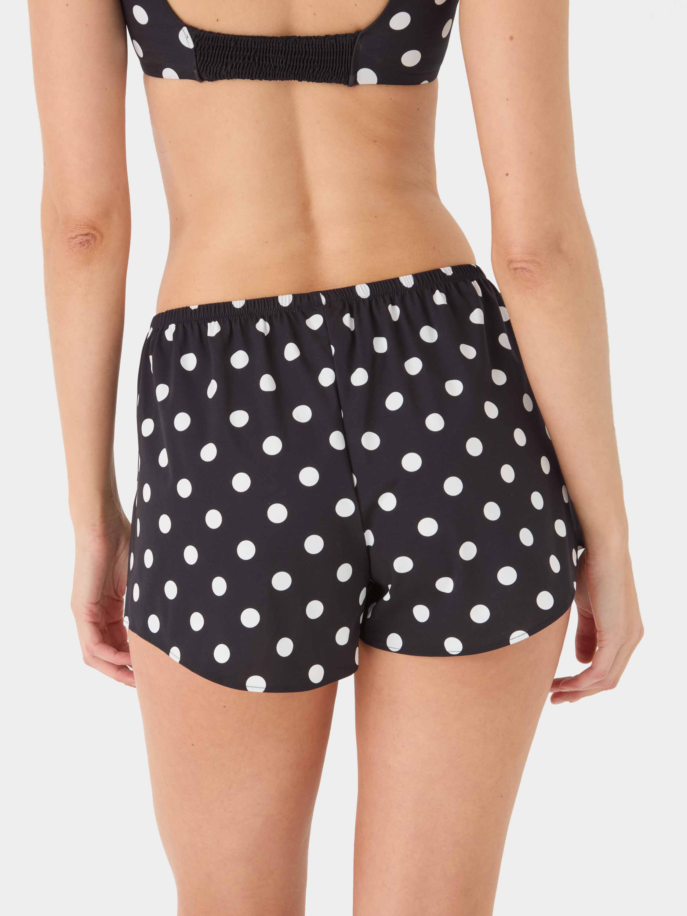UPF Short - Black polka-dot
