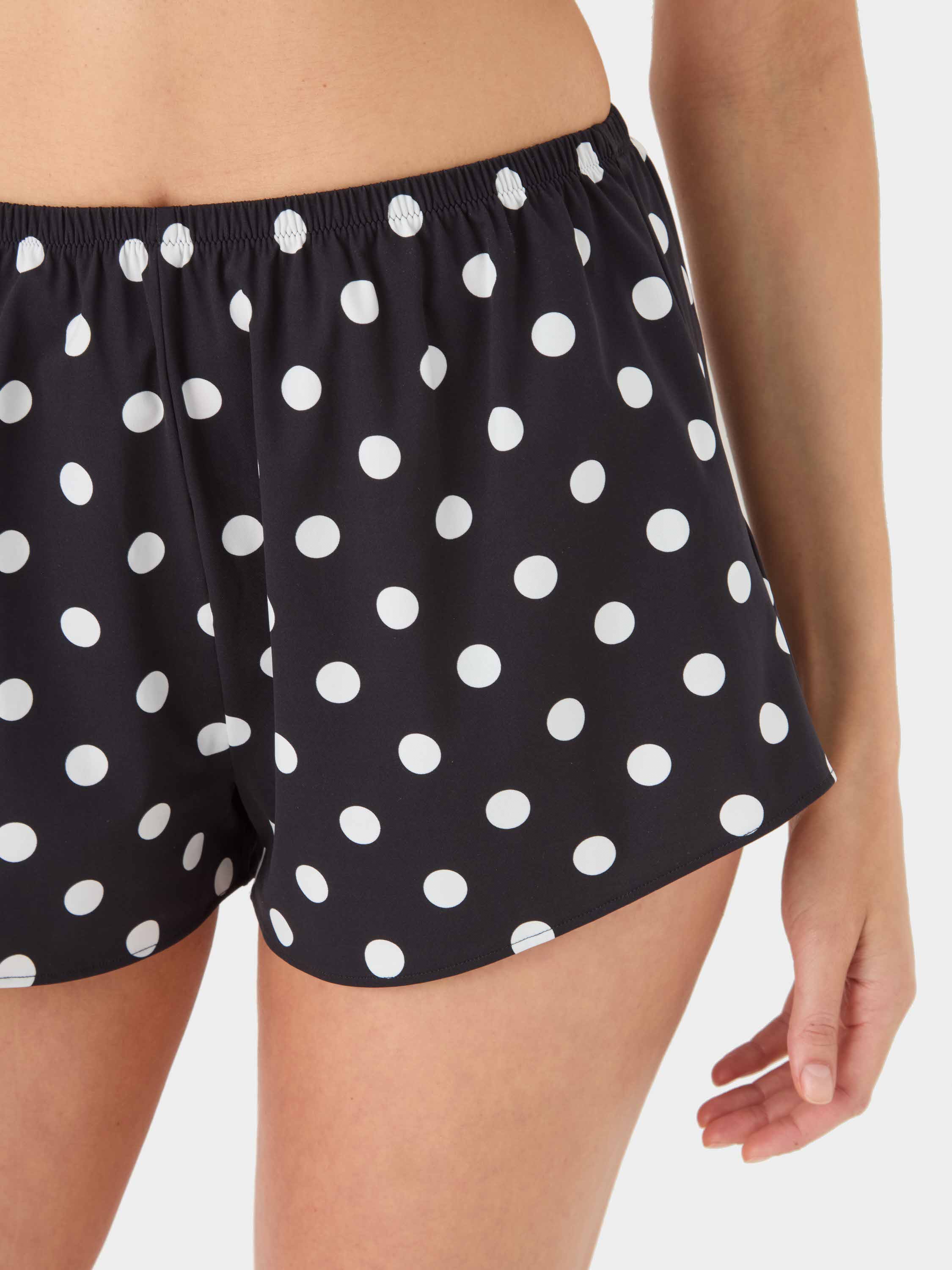 UPF Short - Black polka-dot