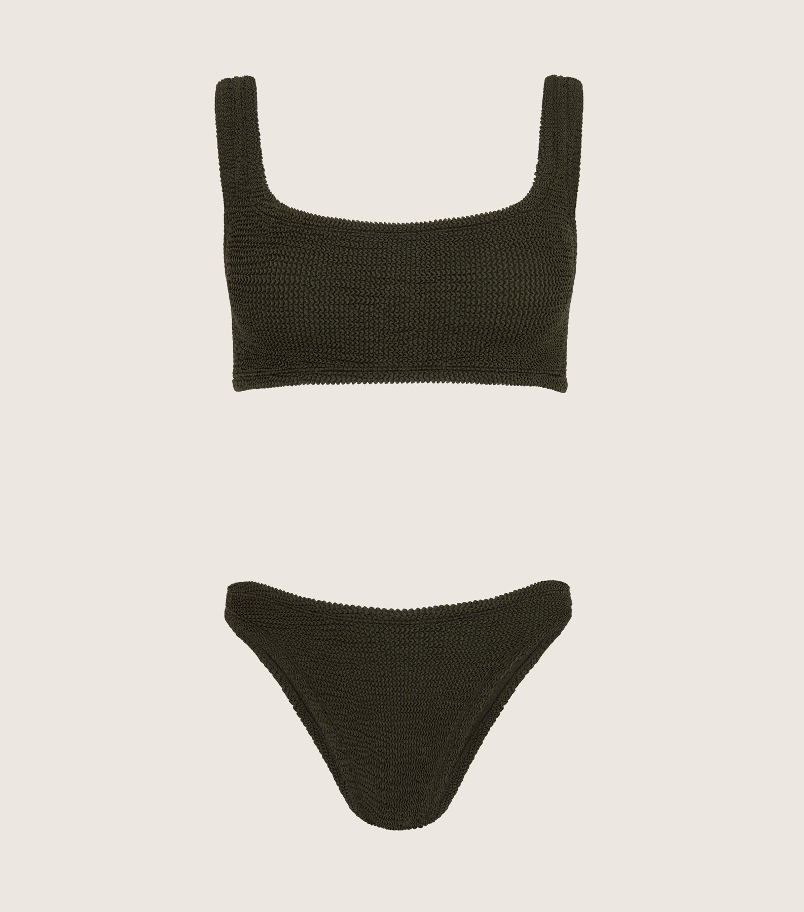 Coverage Xandra Bikini - Metallic Khaki