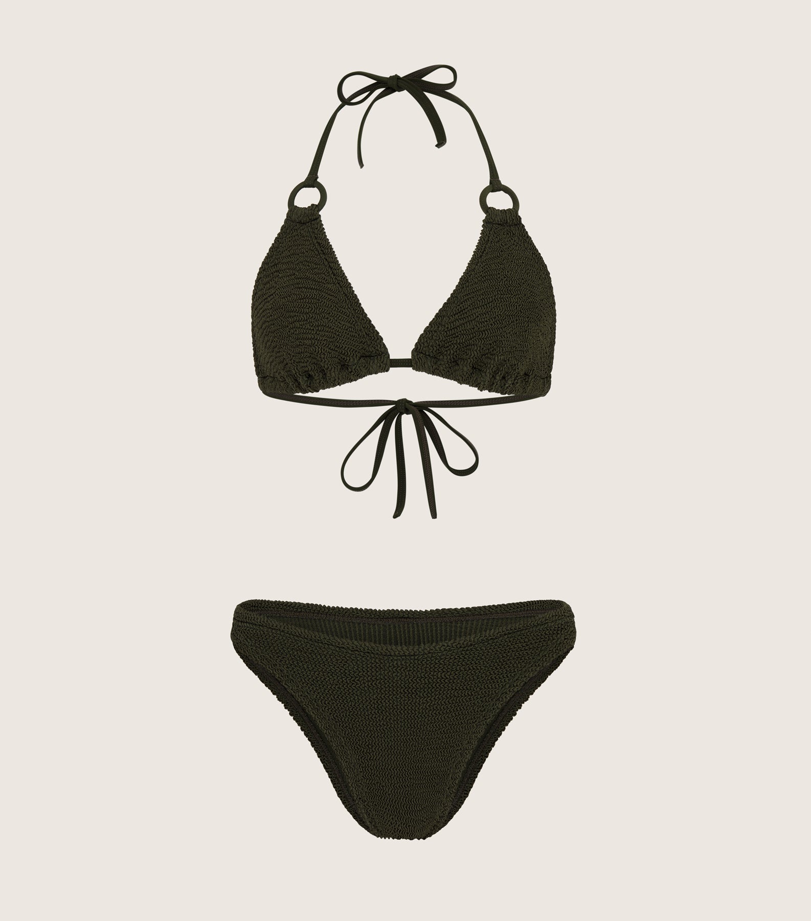 Eva Bikini - Metallic Khaki