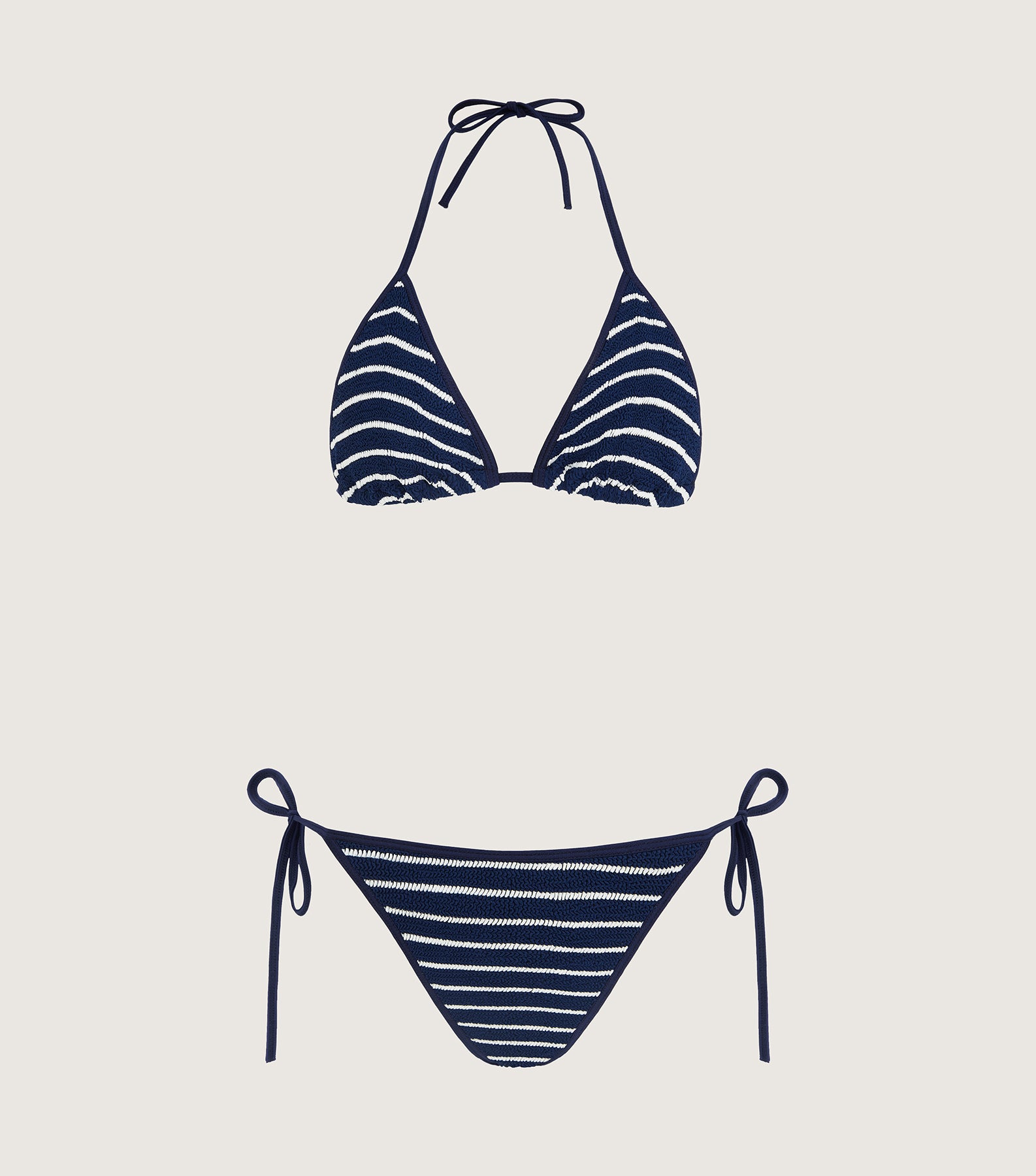 Gina Bikini - Navy/White Stripe