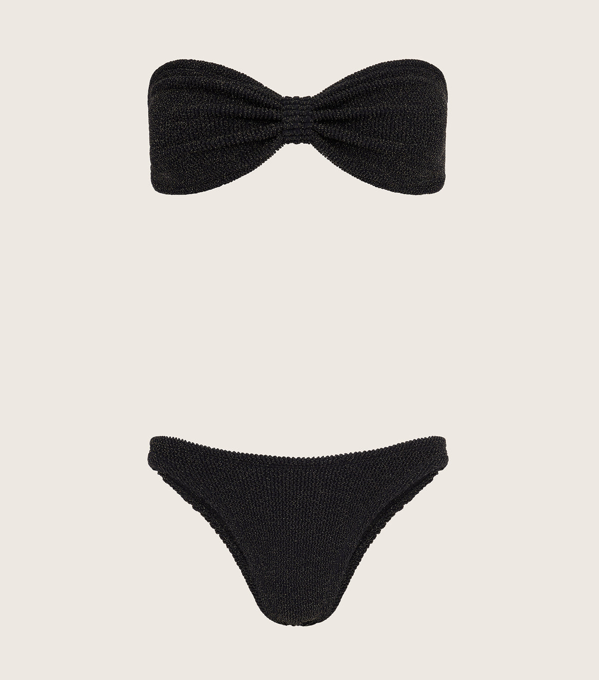 High Waisted Lurex Bikini