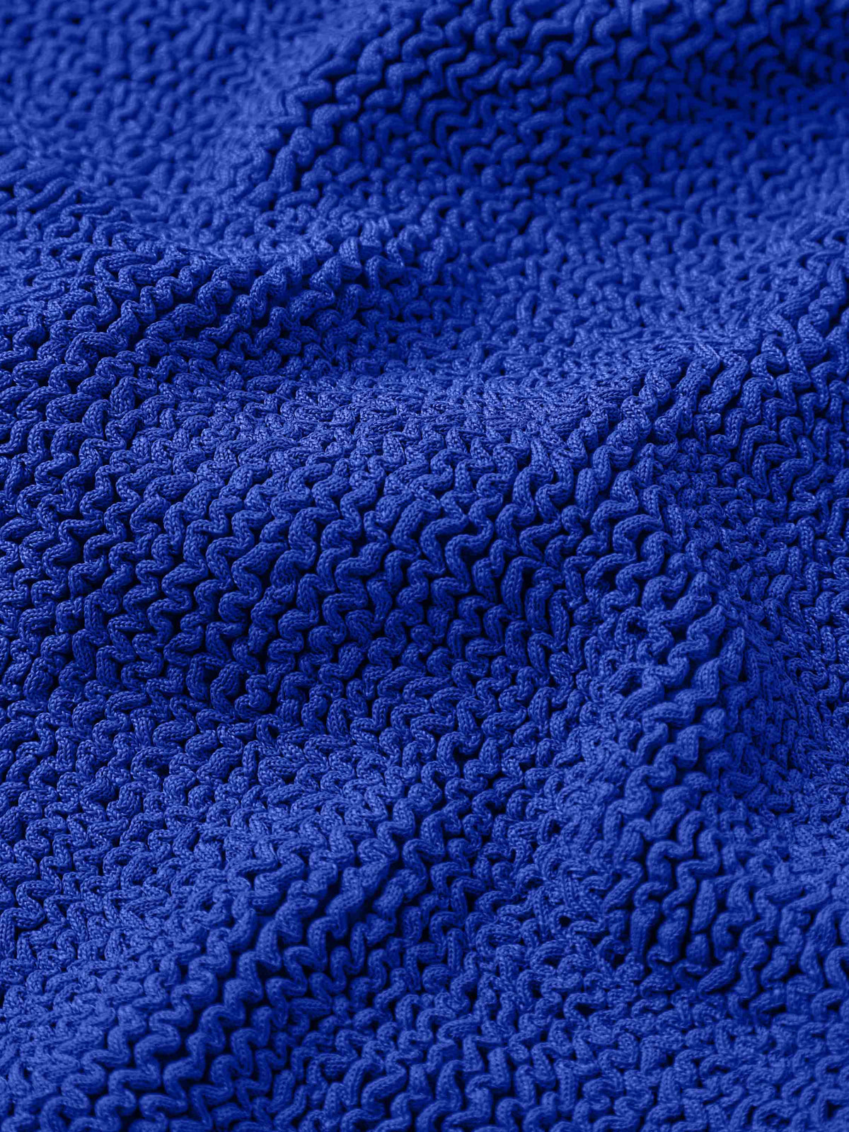 Fabric detail of Kids Royal Blue Classic Swimsuit