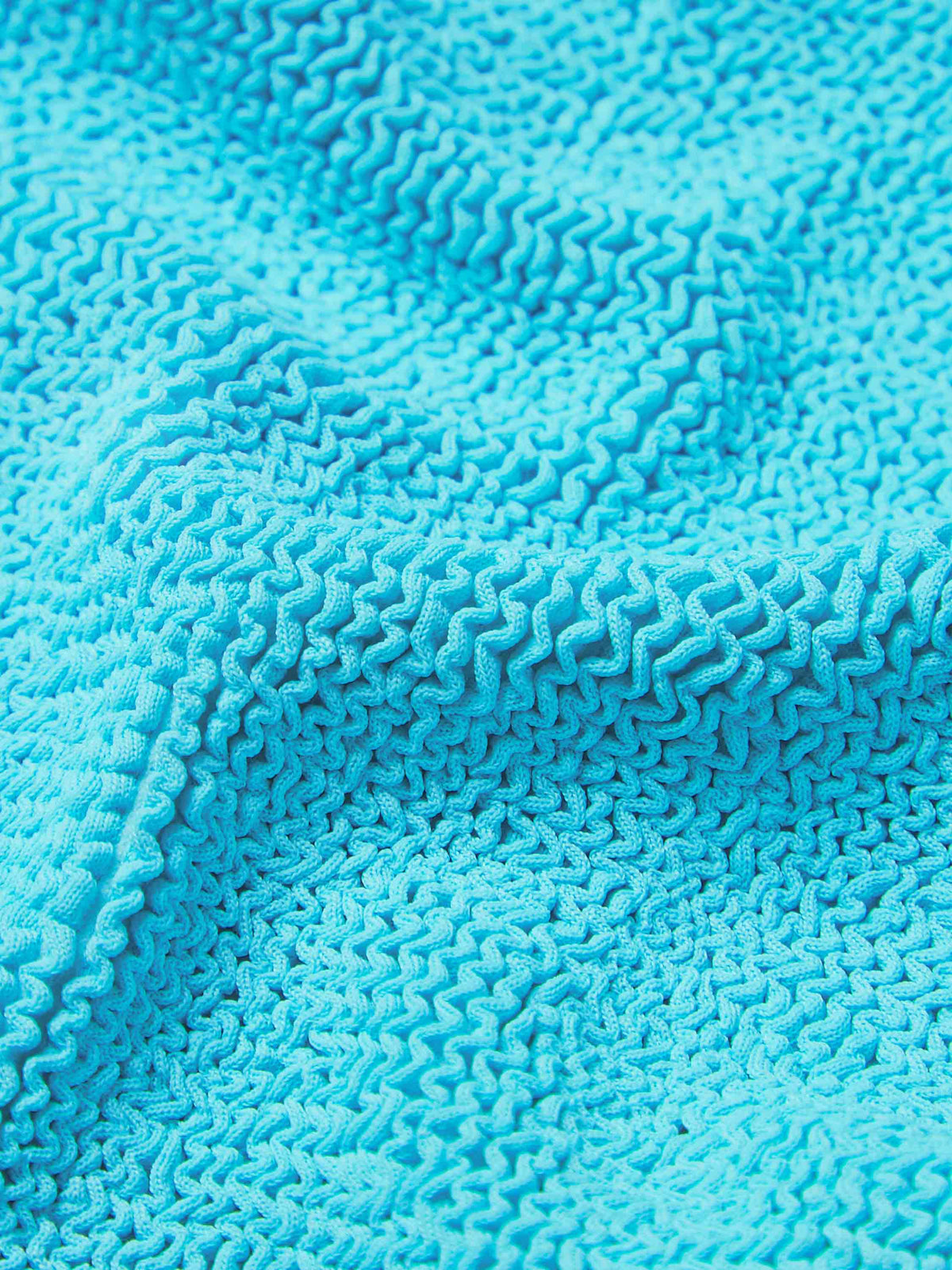 Fabric detail of Kids Aqua Classic Swimsuit