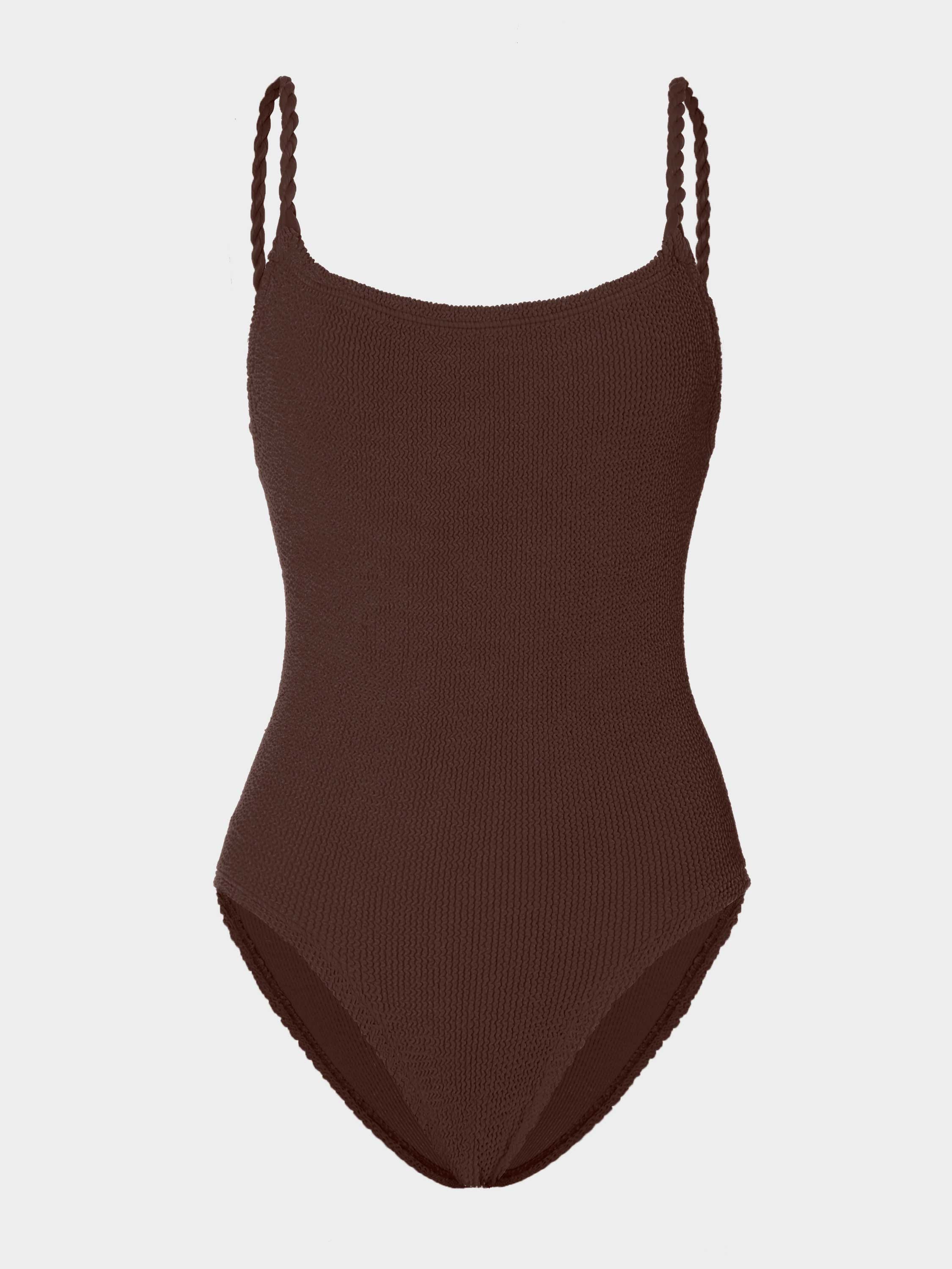Coverage Camille Swim - Metallic Chocolate
