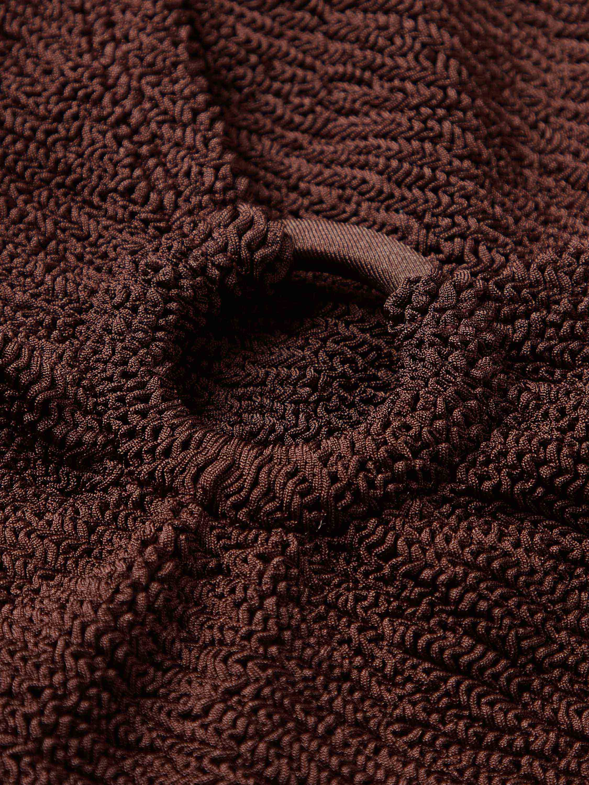 Coverage Celine Swim With Tonal Hoops - Metallic Chocolate