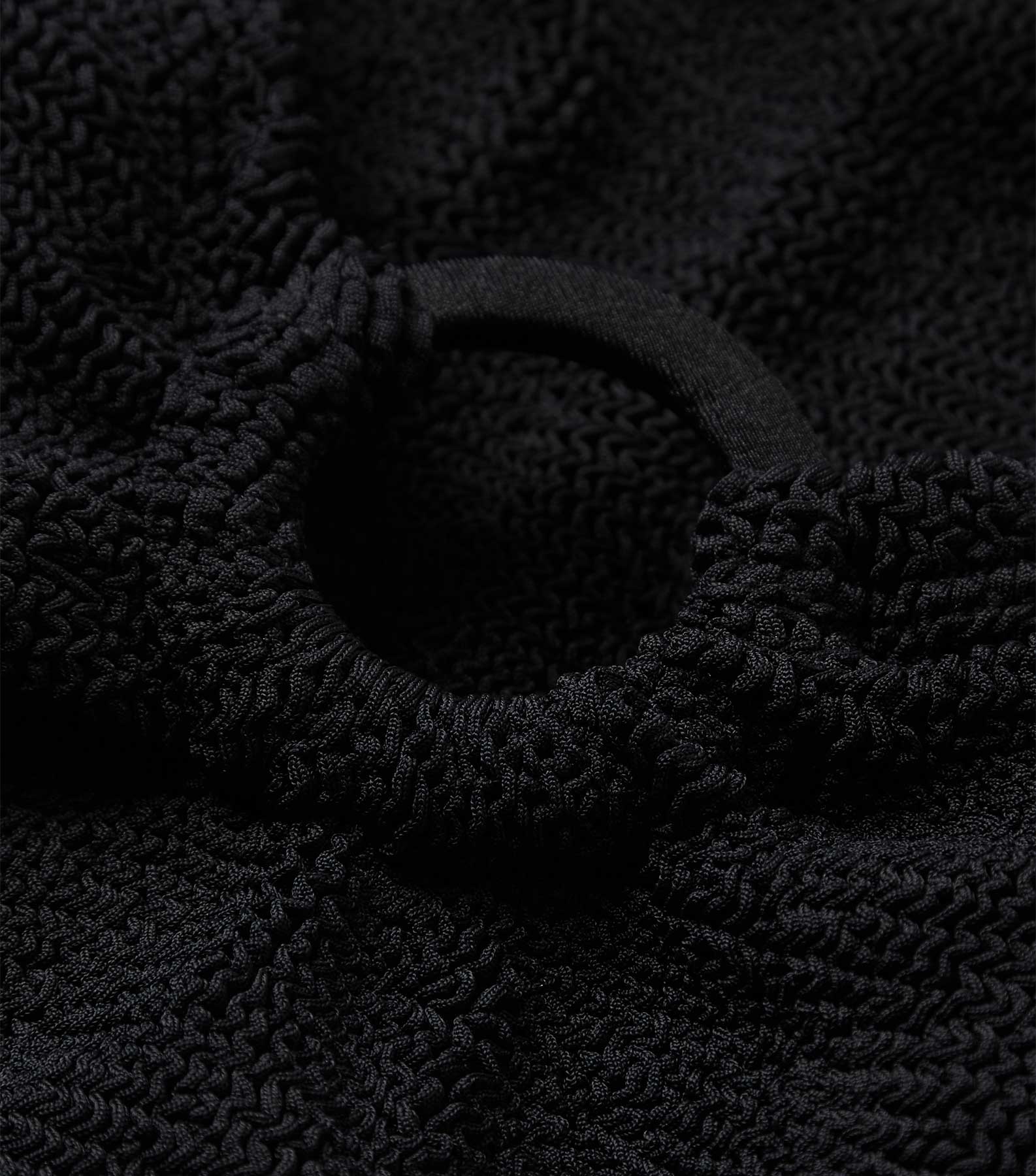 Coverage Celine Swim With Tonal Hoops - Black