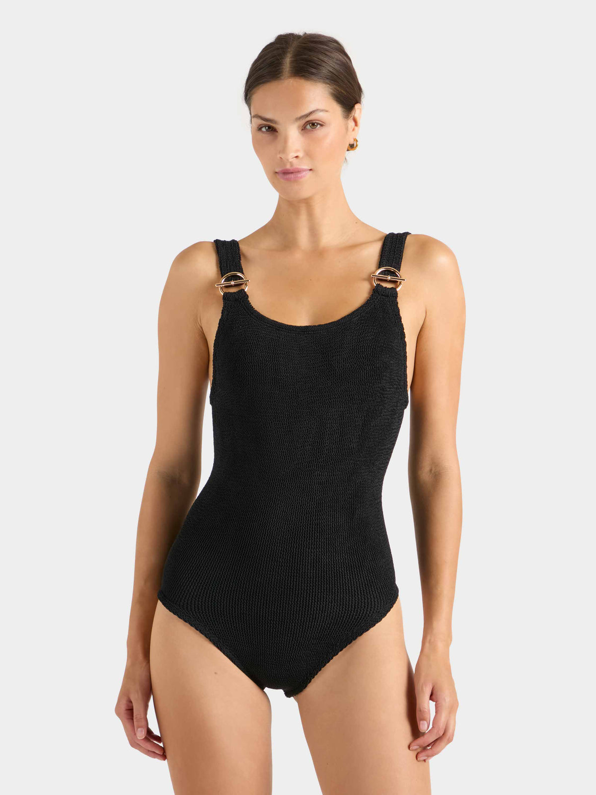 Coverage Domino T Bar Swim - Black