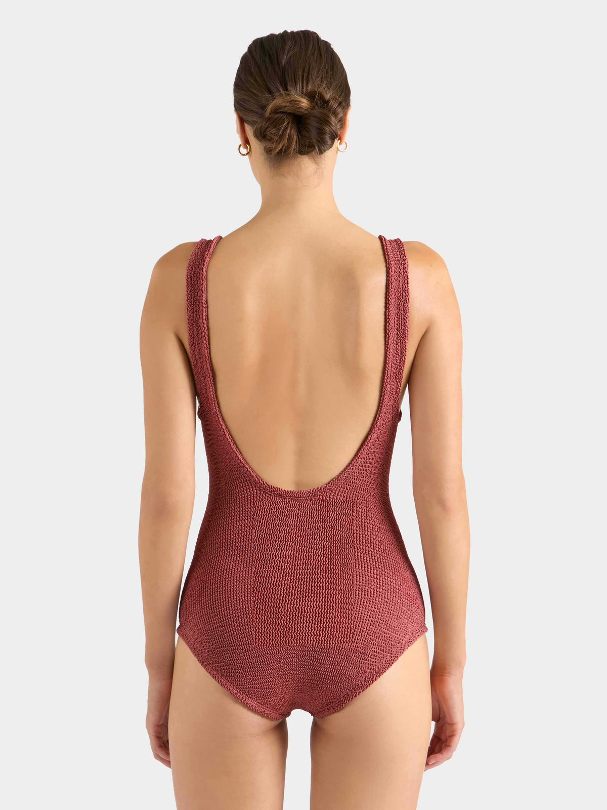 Coverage Domino T Bar Swim - Metallic Rosewood