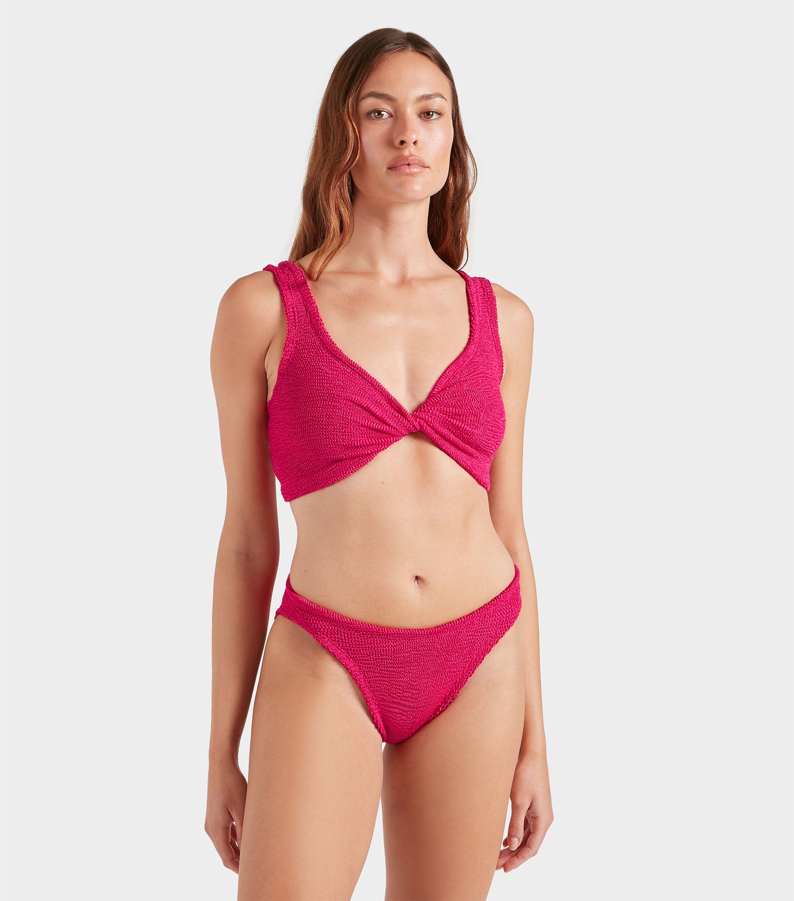 Coverage Juno Bikini - Metallic Raspberry