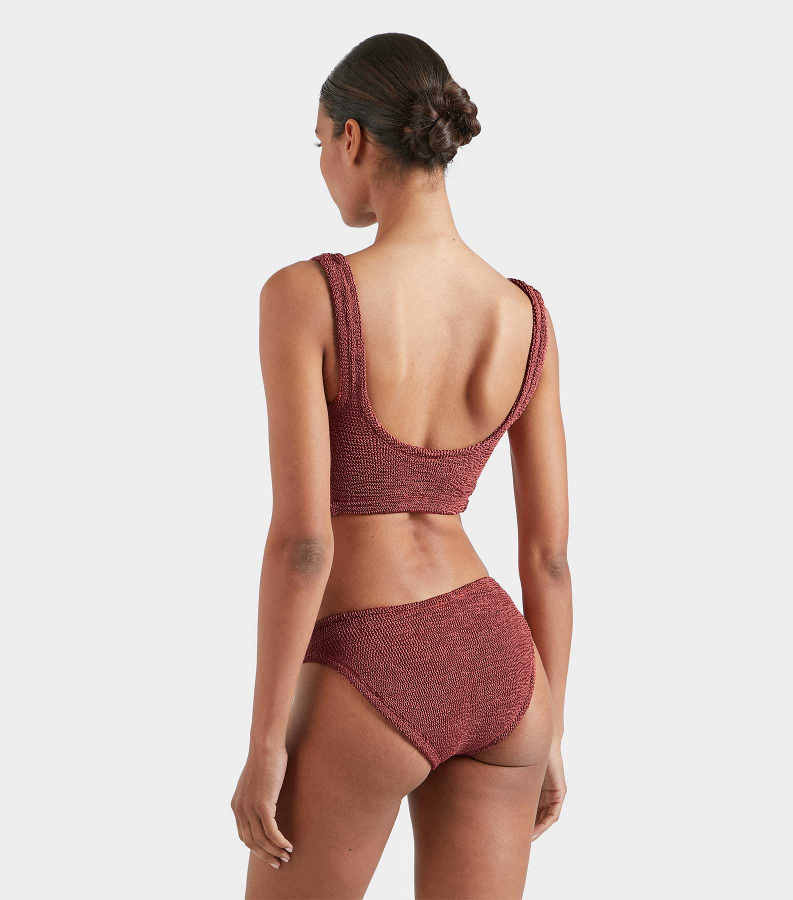 Coverage Juno Bikini - Metallic Rosewood