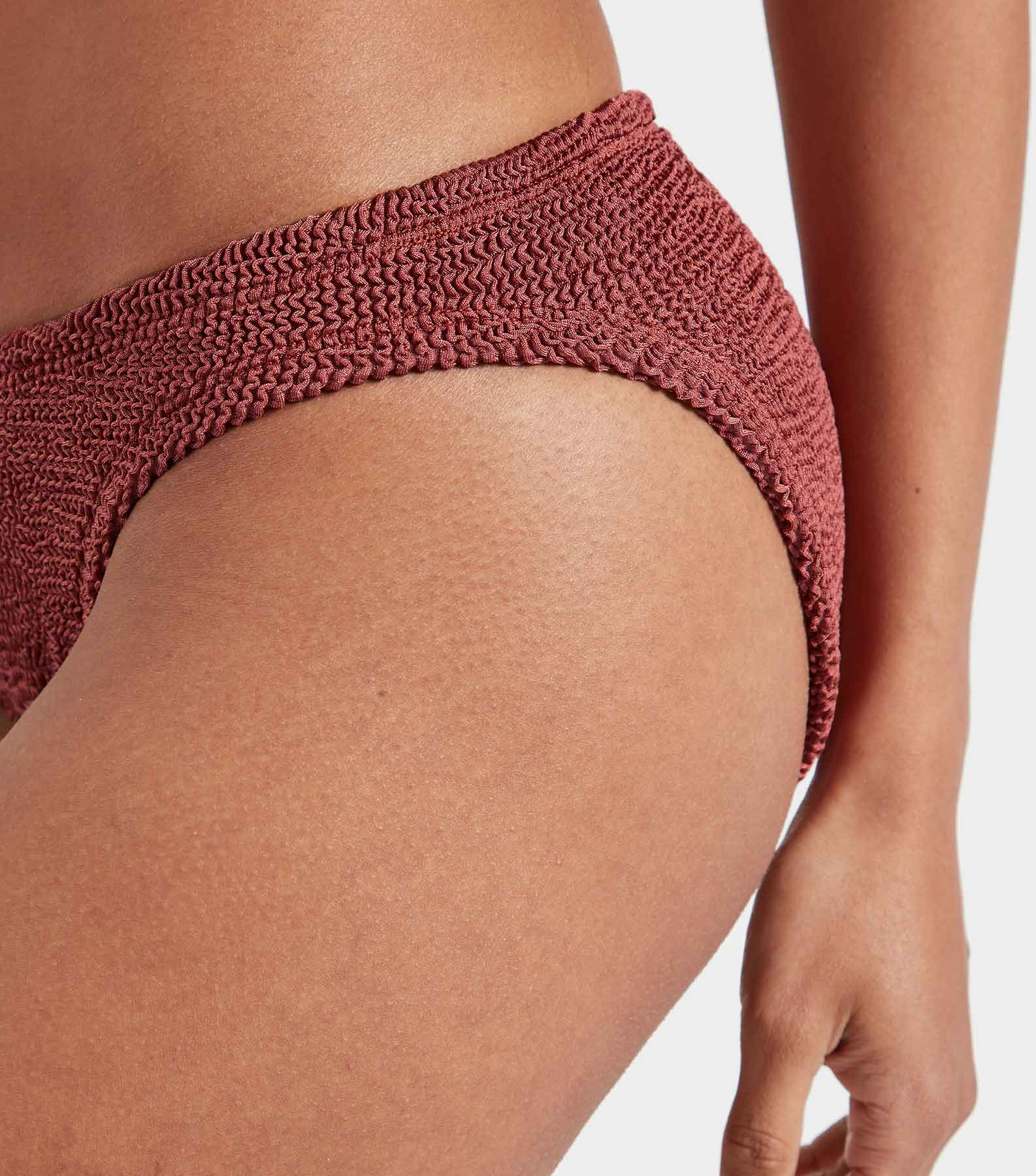 Coverage Juno Bikini - Metallic Rosewood