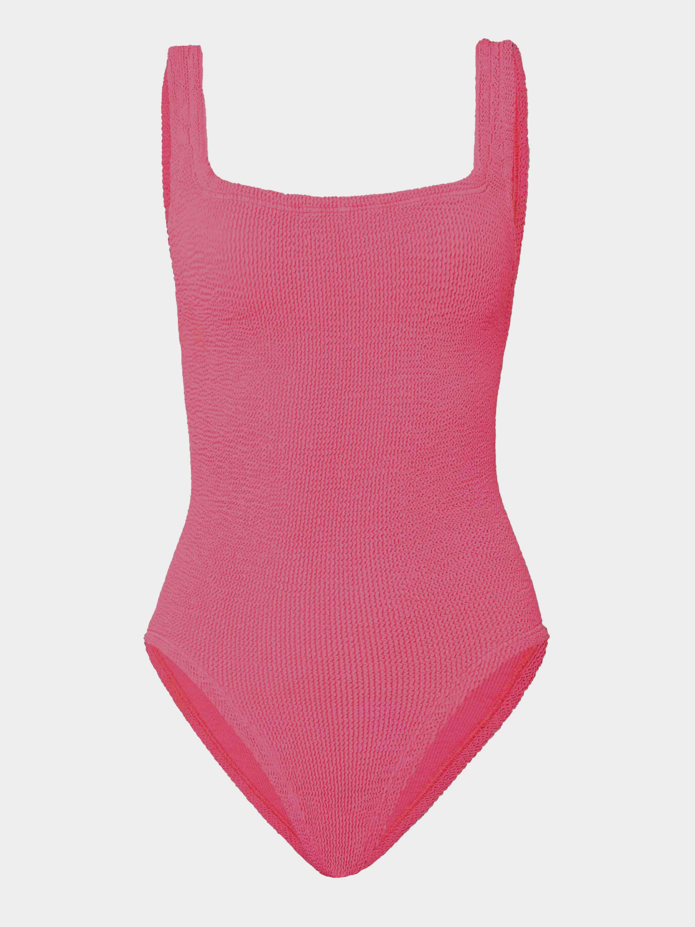 Coverage Square Neck Swim - Candy Pink | Original Crinkle™ One