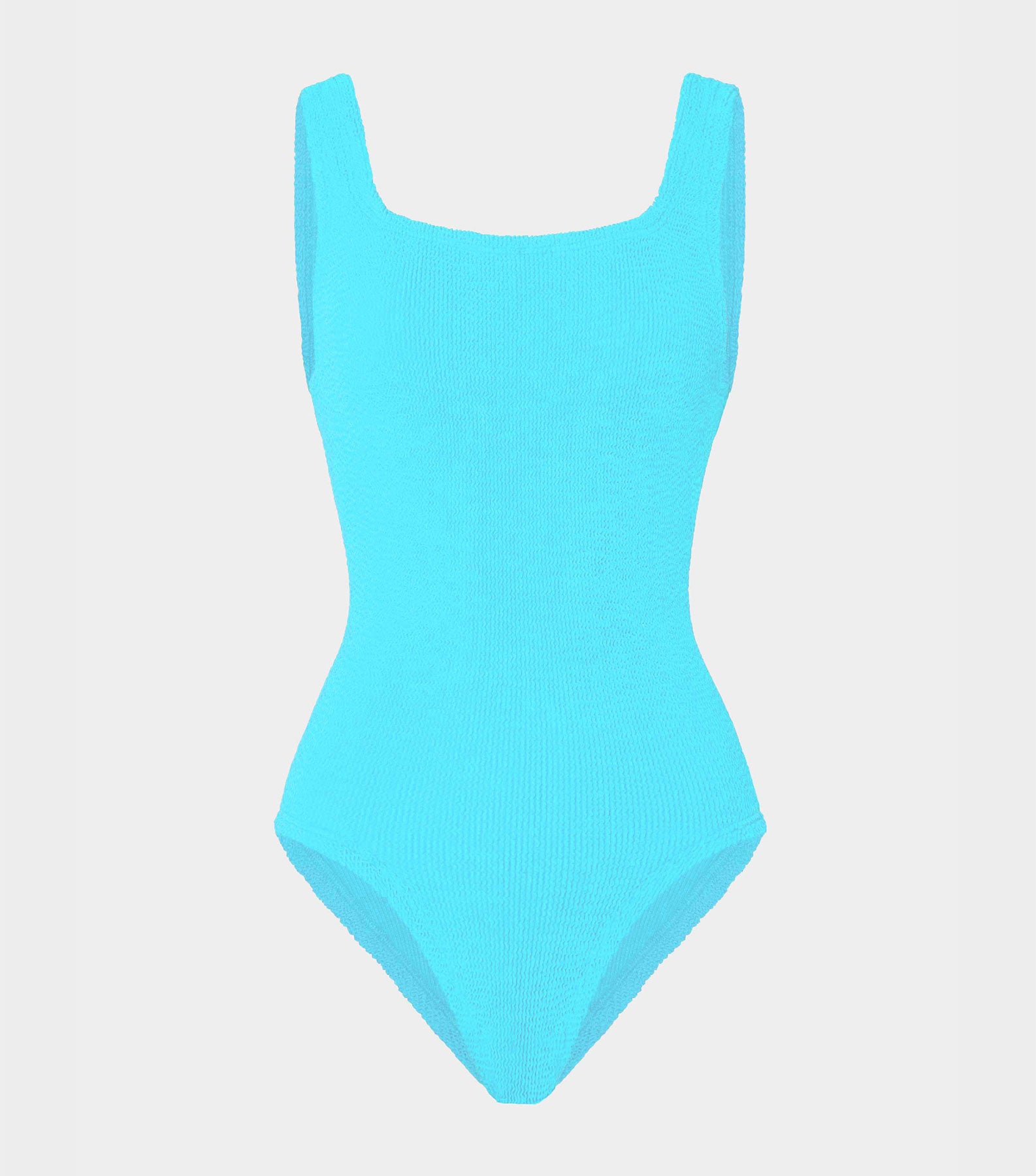 Coverage Square Neck Swim - Aqua