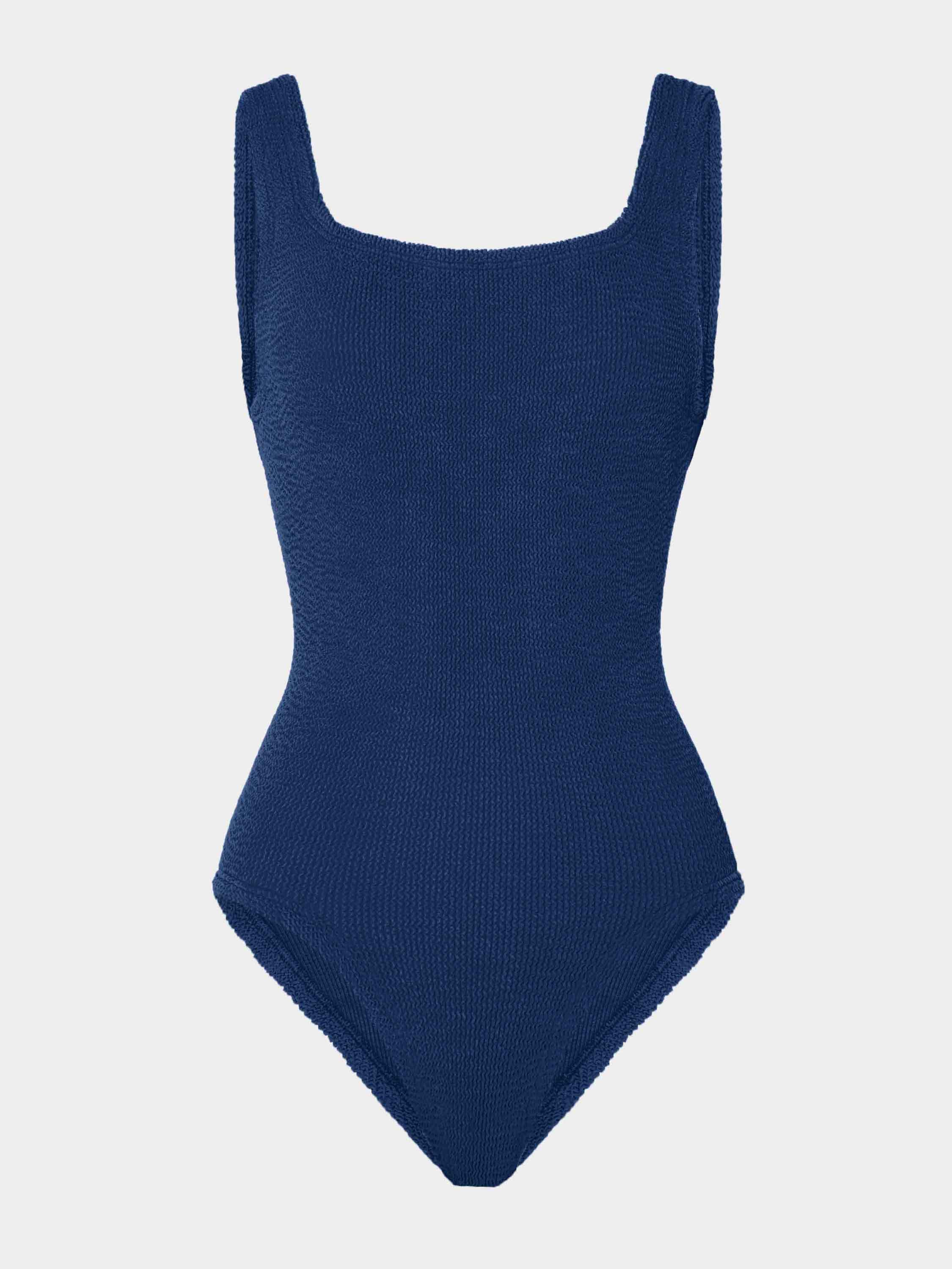 Coverage Square Neck Swim Navy