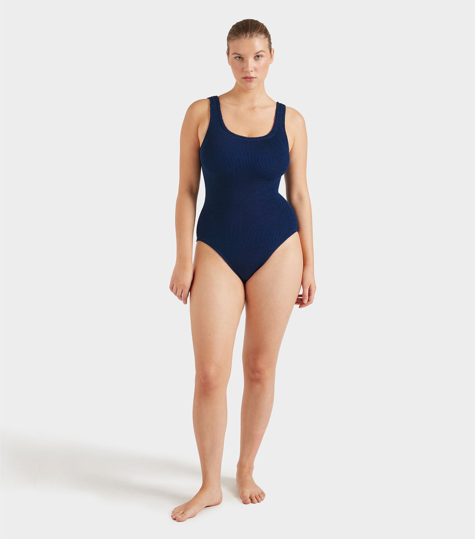 Coverage Square Neck Swim - Navy