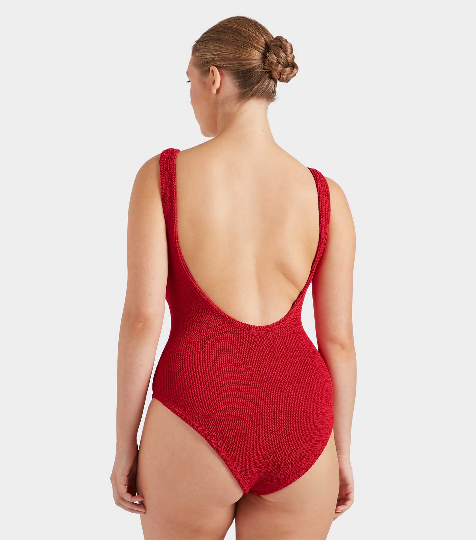 Coverage Square Neck Swim - Red