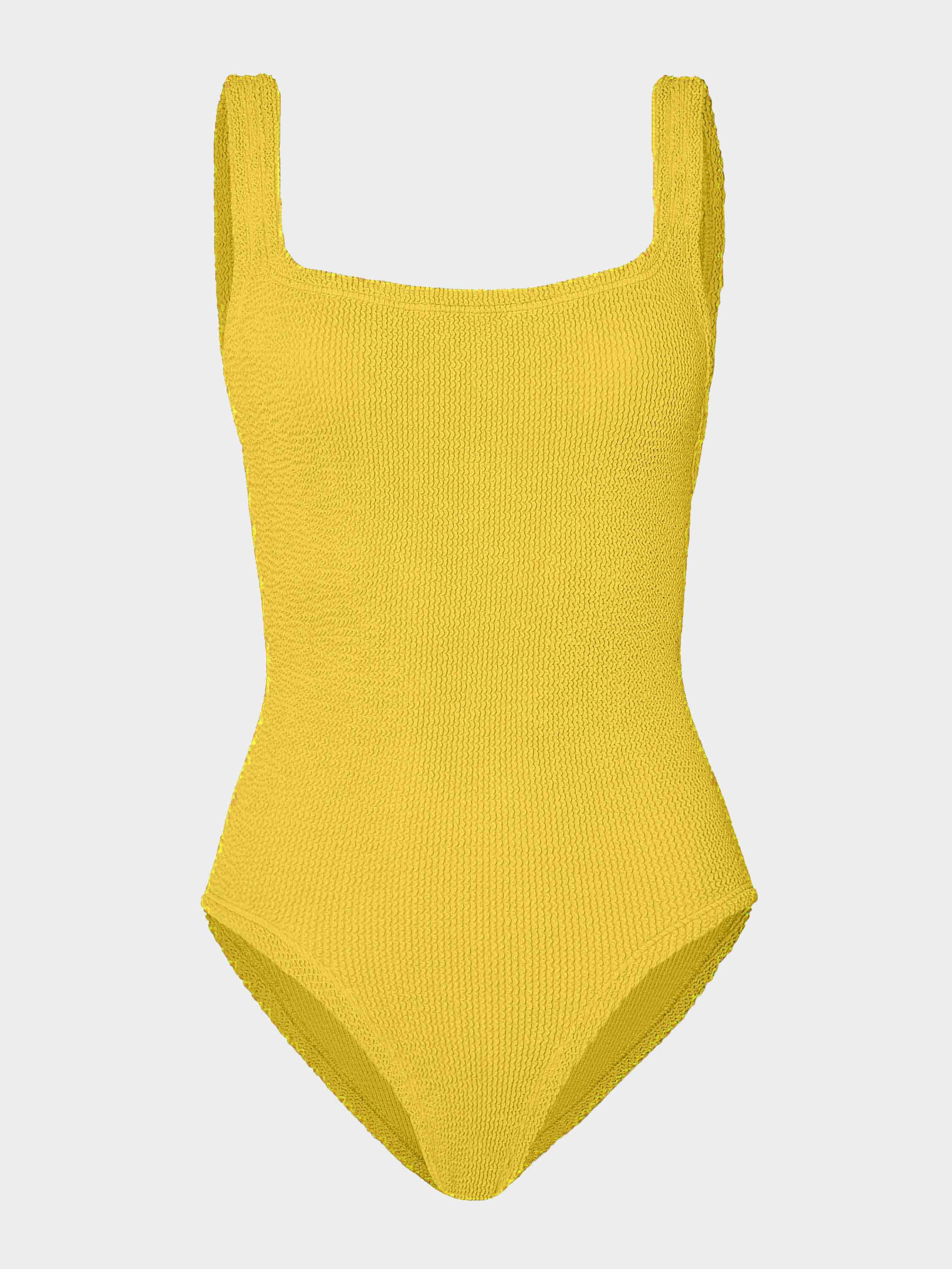 Coverage Square Neck Swim - Sunflower