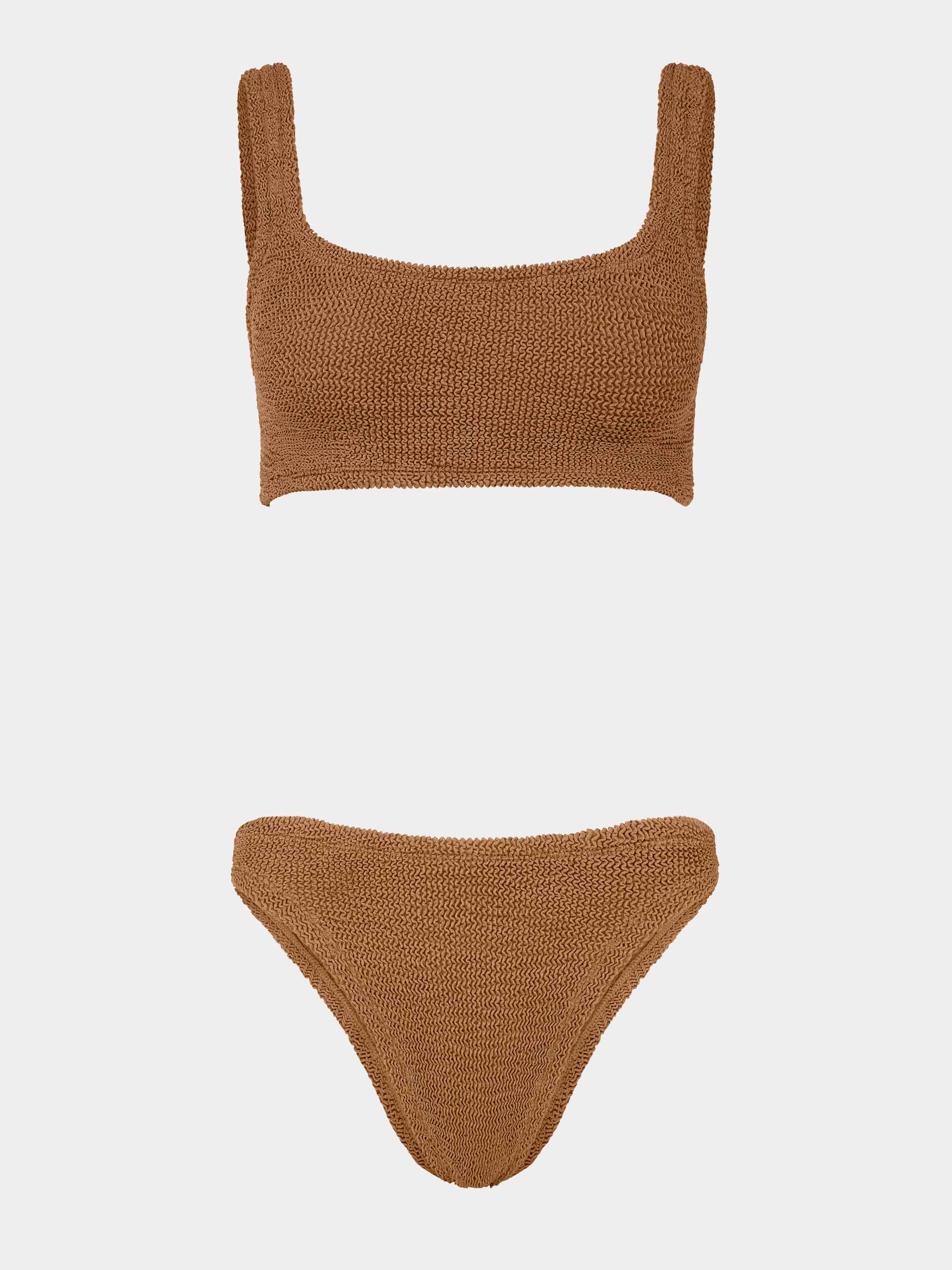 Coverage Xandra Bikini - Metallic Cocoa