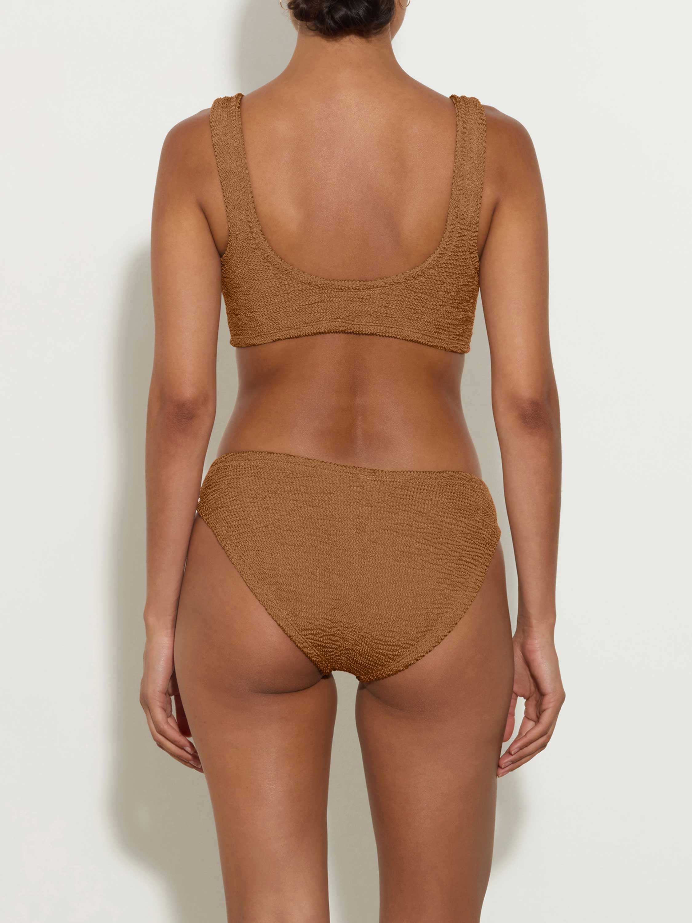 Coverage Xandra Bikini - Metallic Cocoa