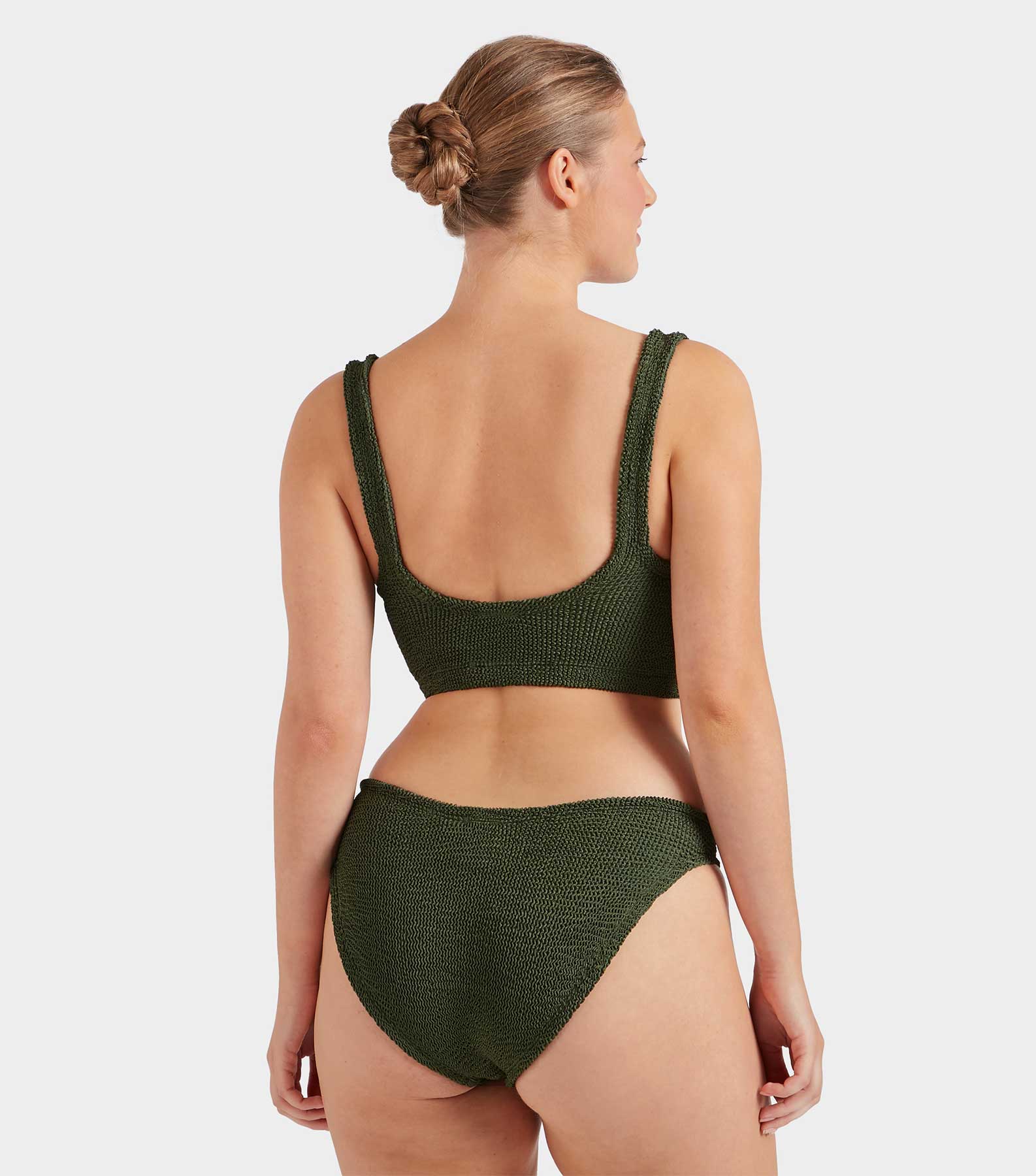 Coverage Xandra Bikini - Metallic Khaki