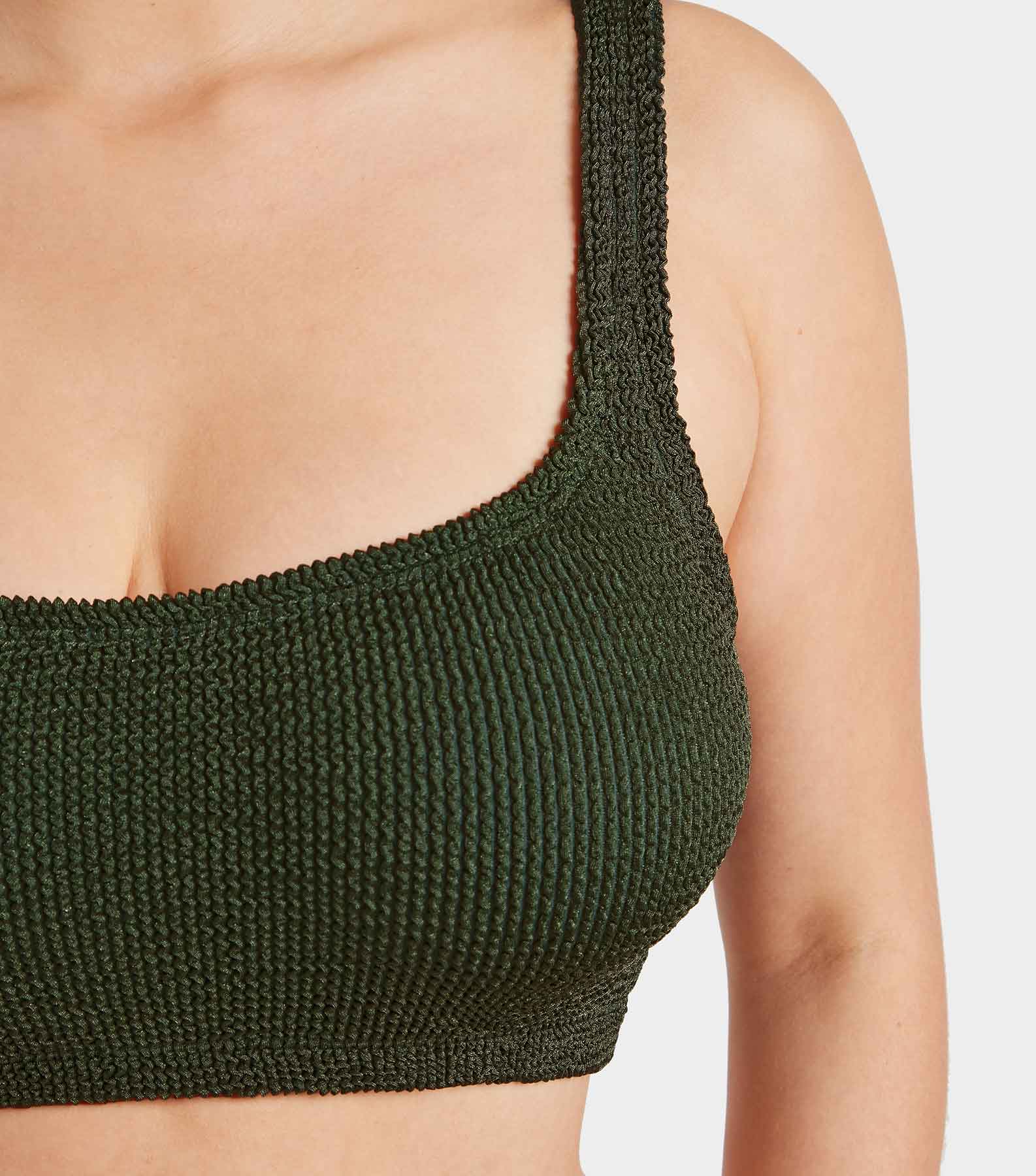Coverage Xandra Bikini - Metallic Khaki
