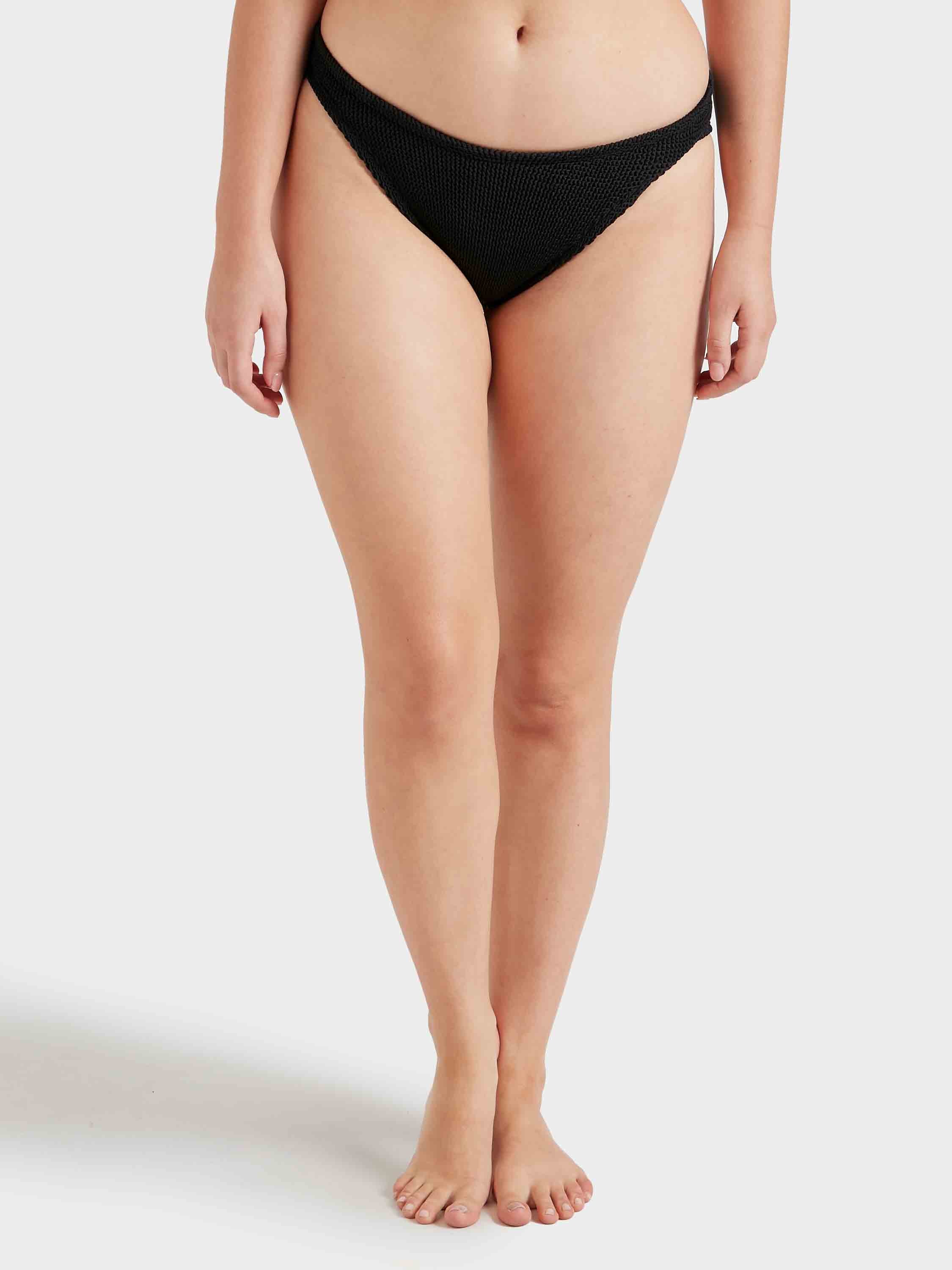 Coverage Bikini Bottom - Black