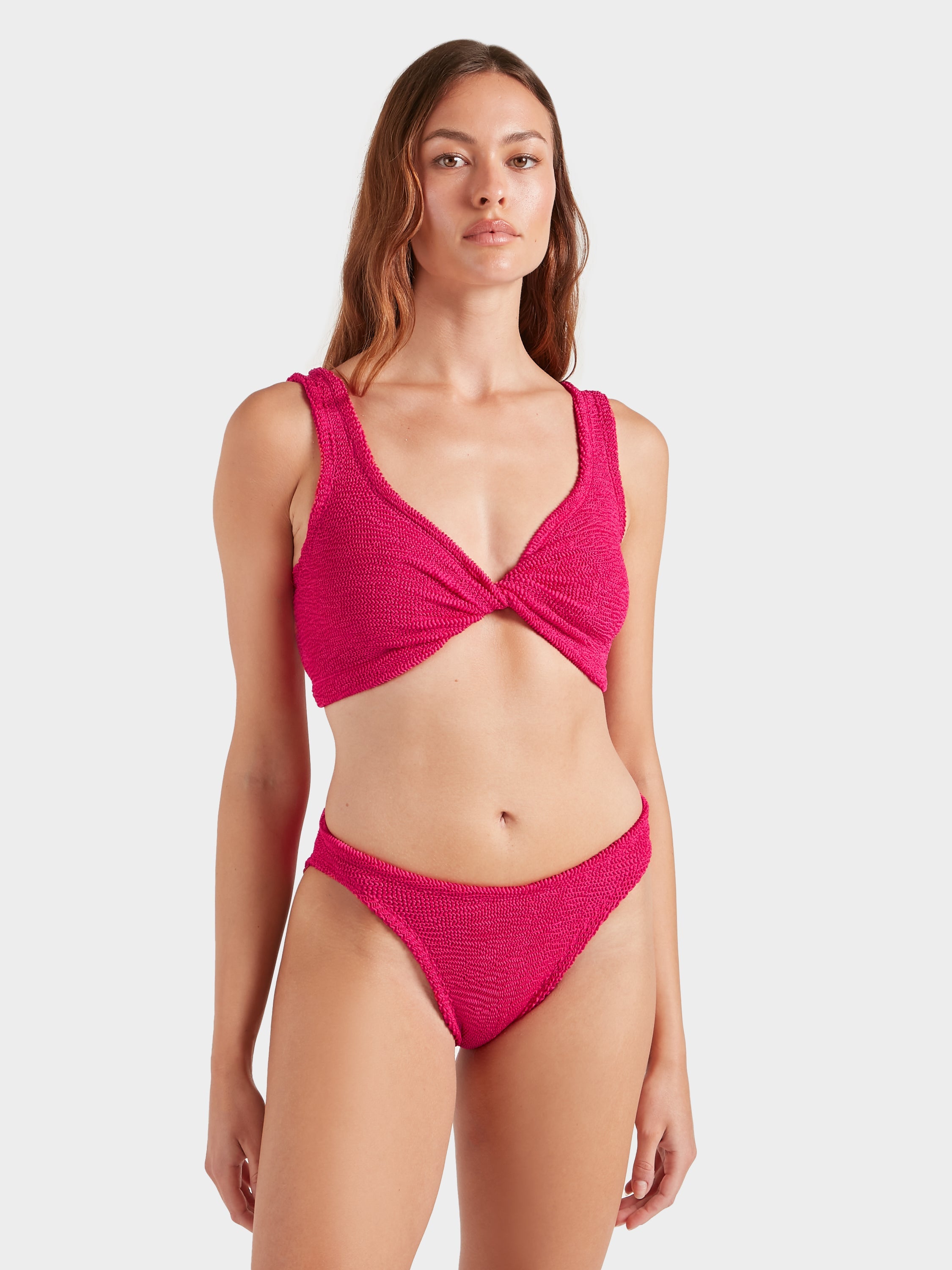 Coverage Juno Bikini - Metallic Raspberry