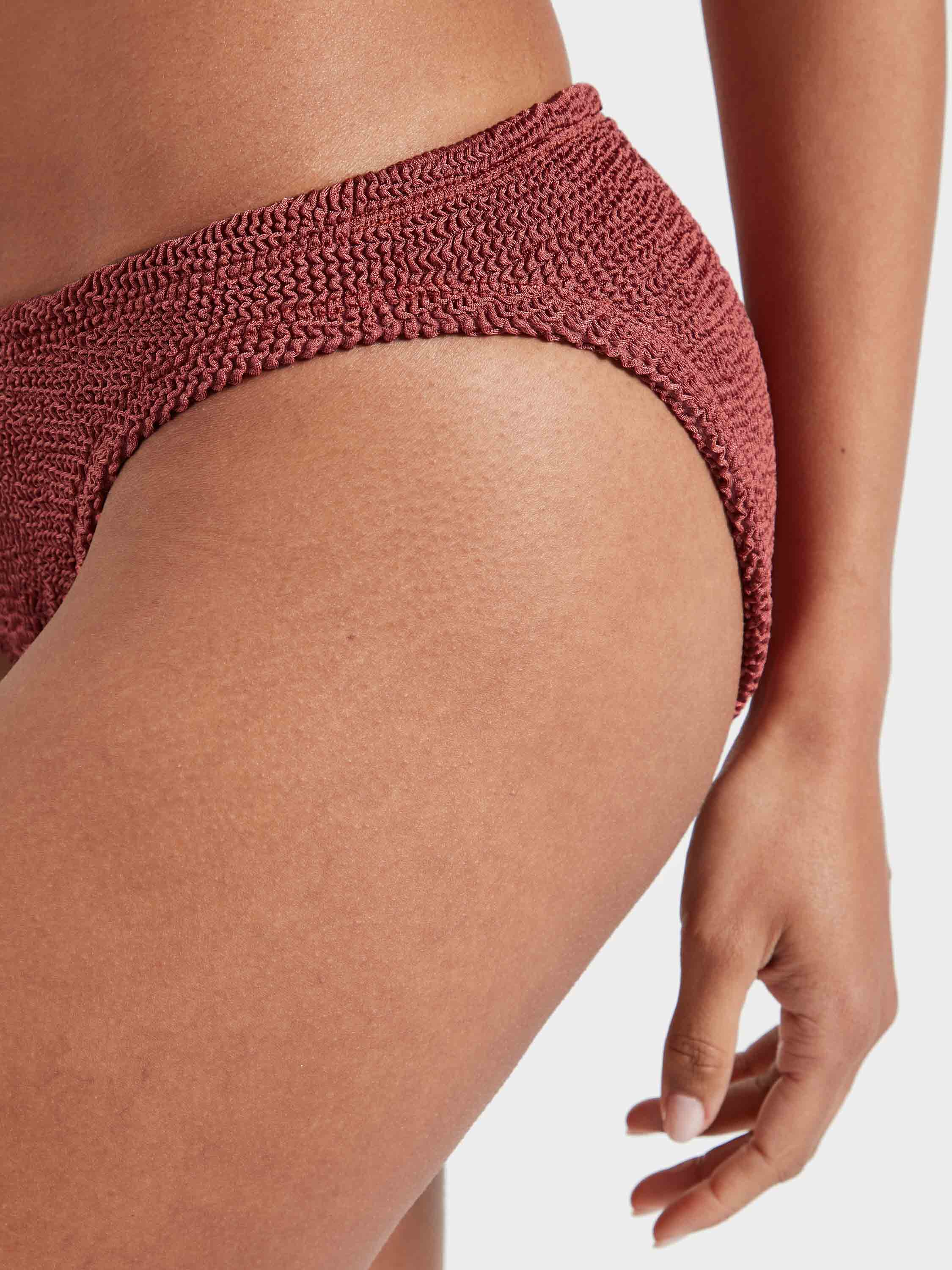 Coverage Juno Bikini - Metallic Rosewood