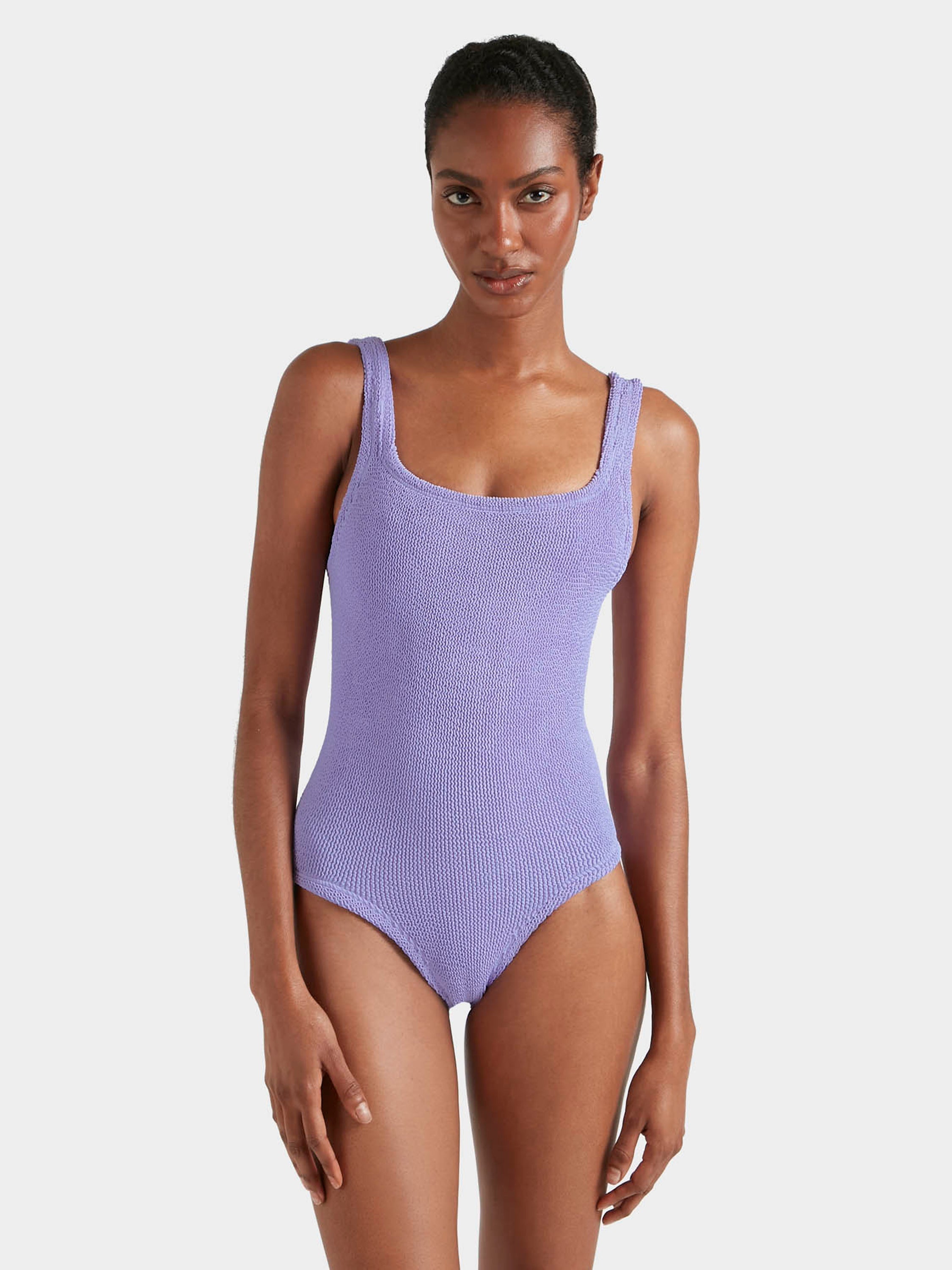 Coverage Square Neck Swim - Lilac