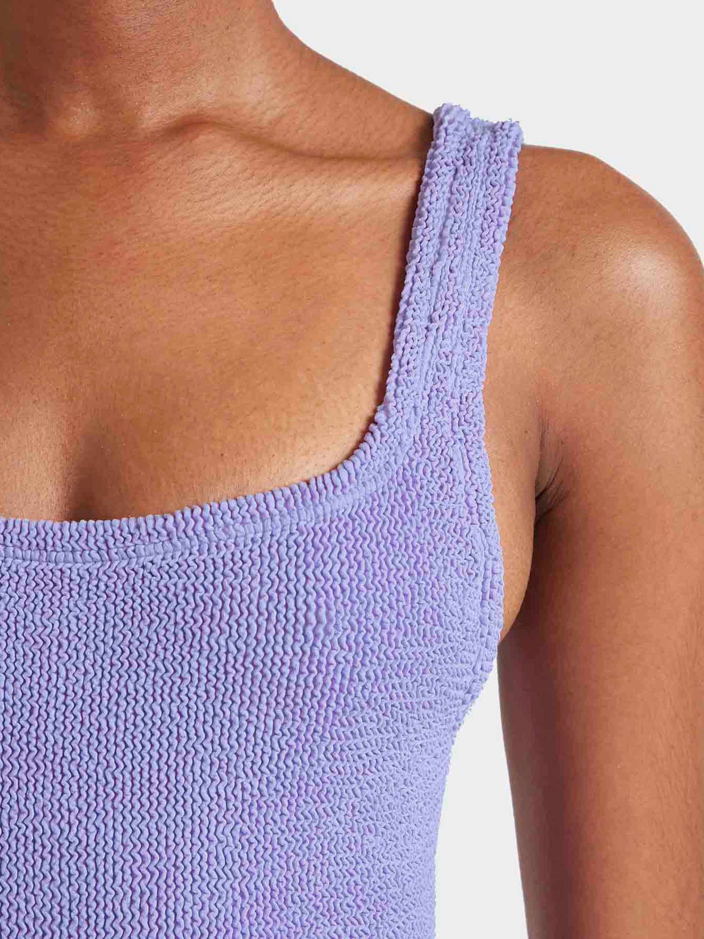 Coverage Square Neck Swim - Lilac