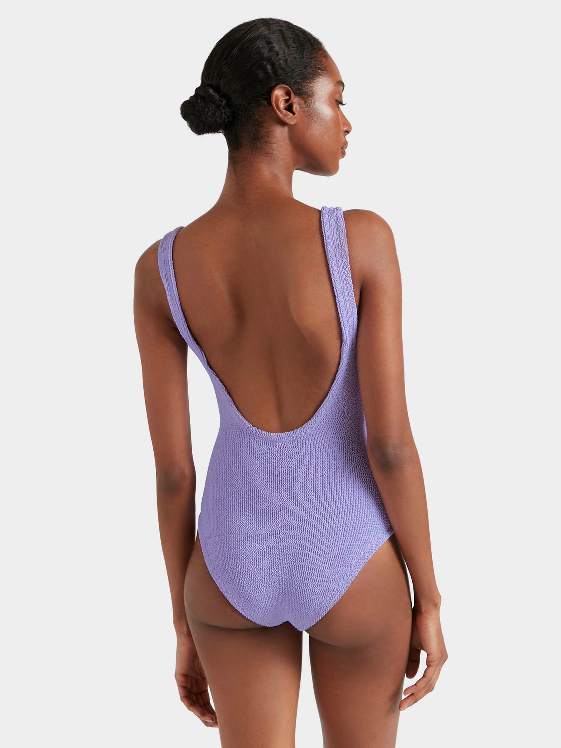 Coverage Square Neck Swim - Lilac