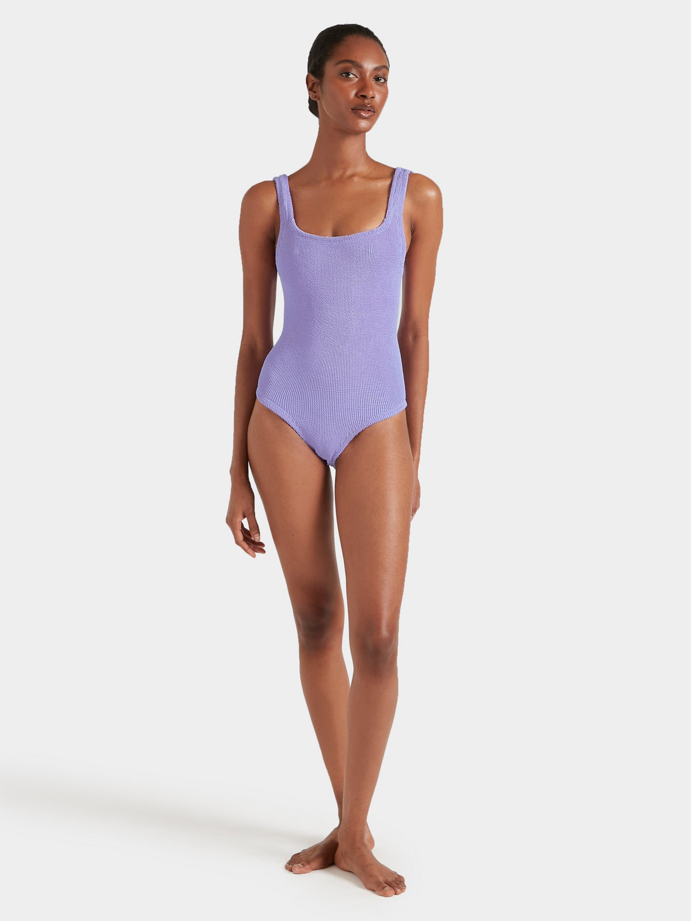 Coverage Square Neck Swim - Lilac