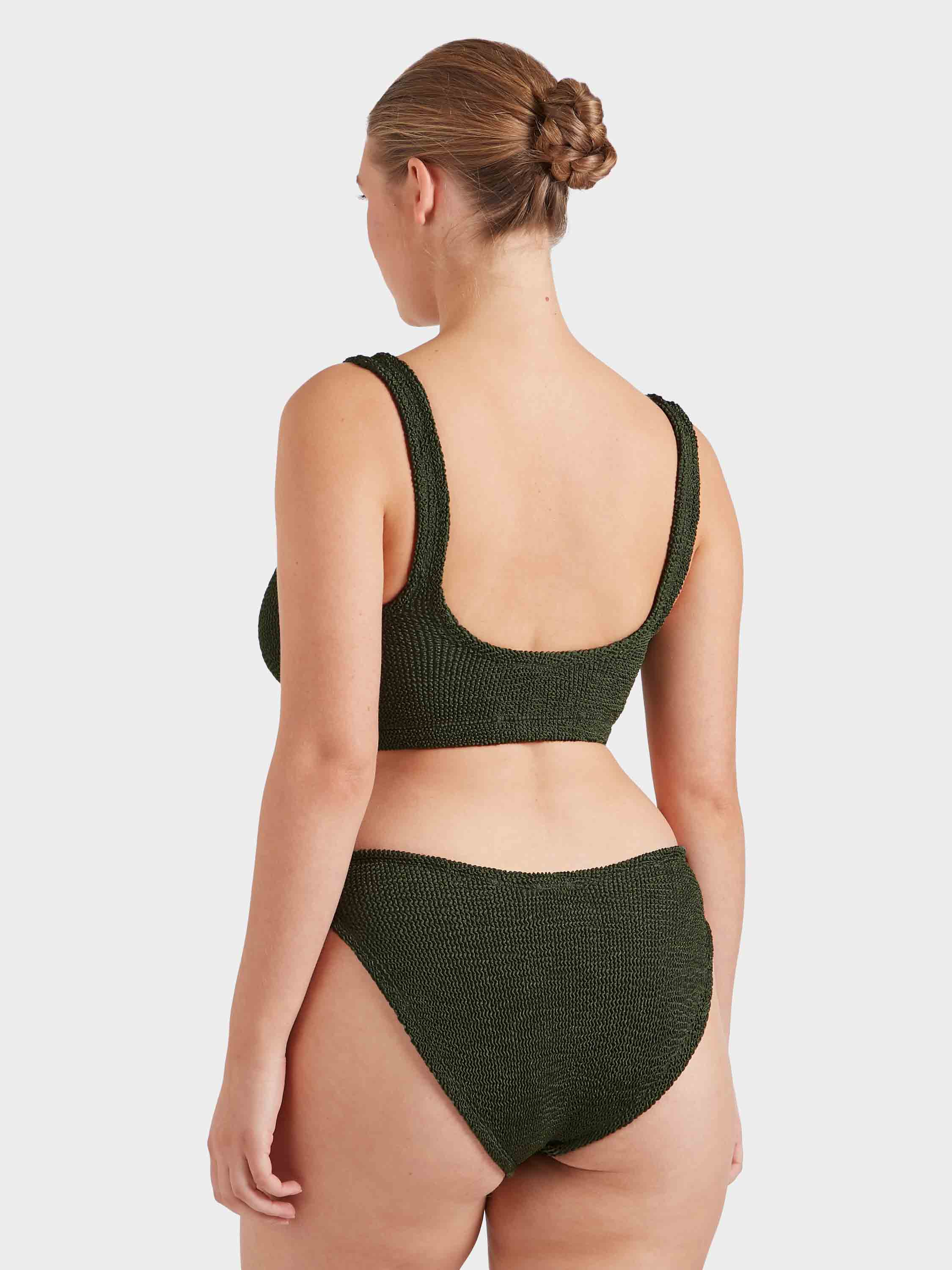 Coverage Xandra Bikini - Metallic Khaki