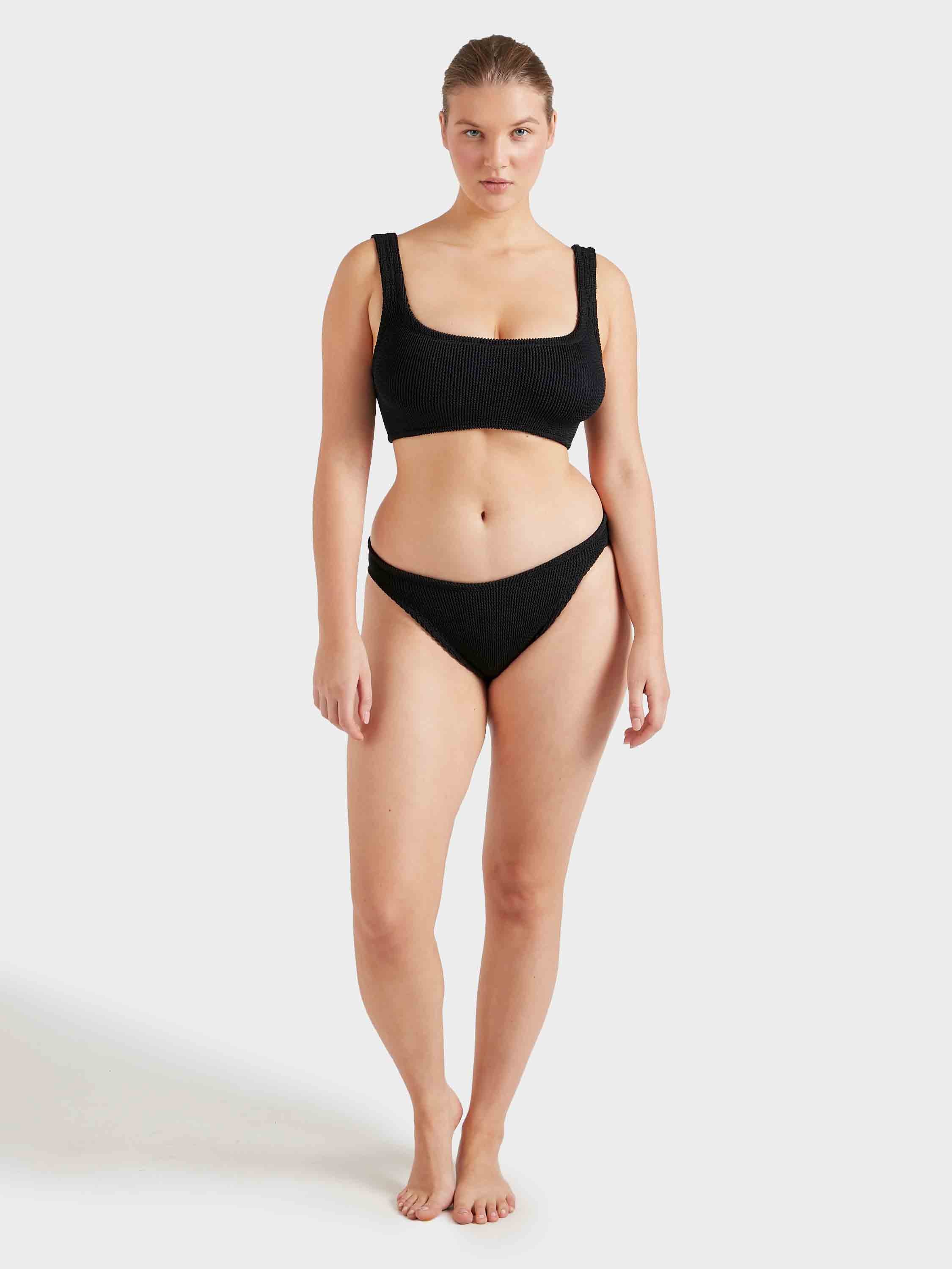 Coverage Bikini Bottom - Black