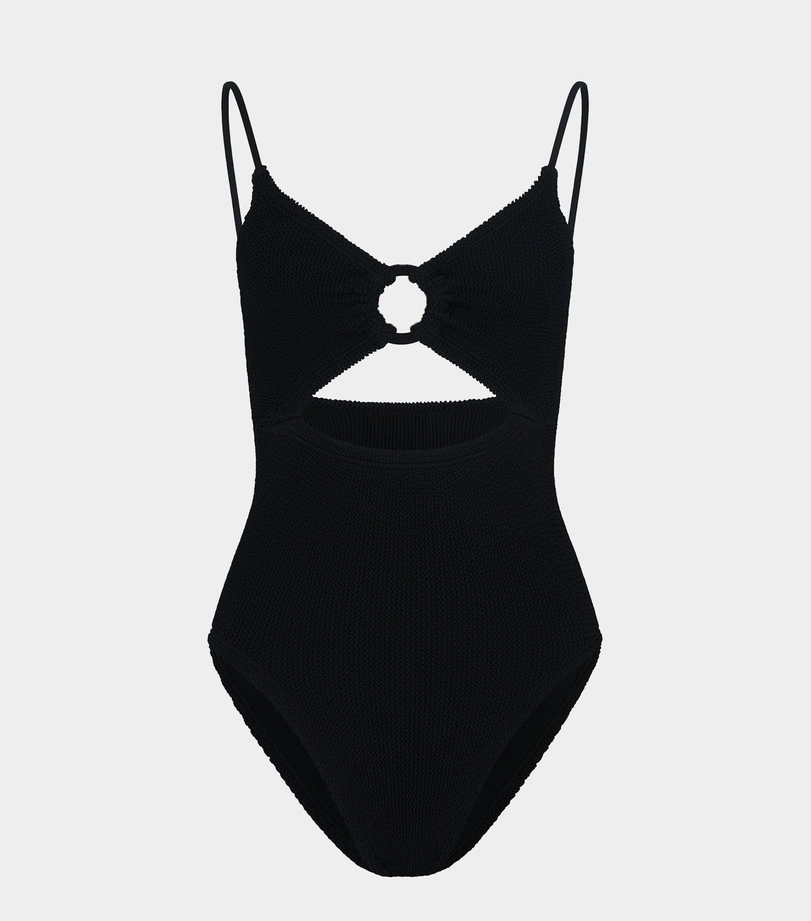 Crystal Swim With Tonal Hoops - Black