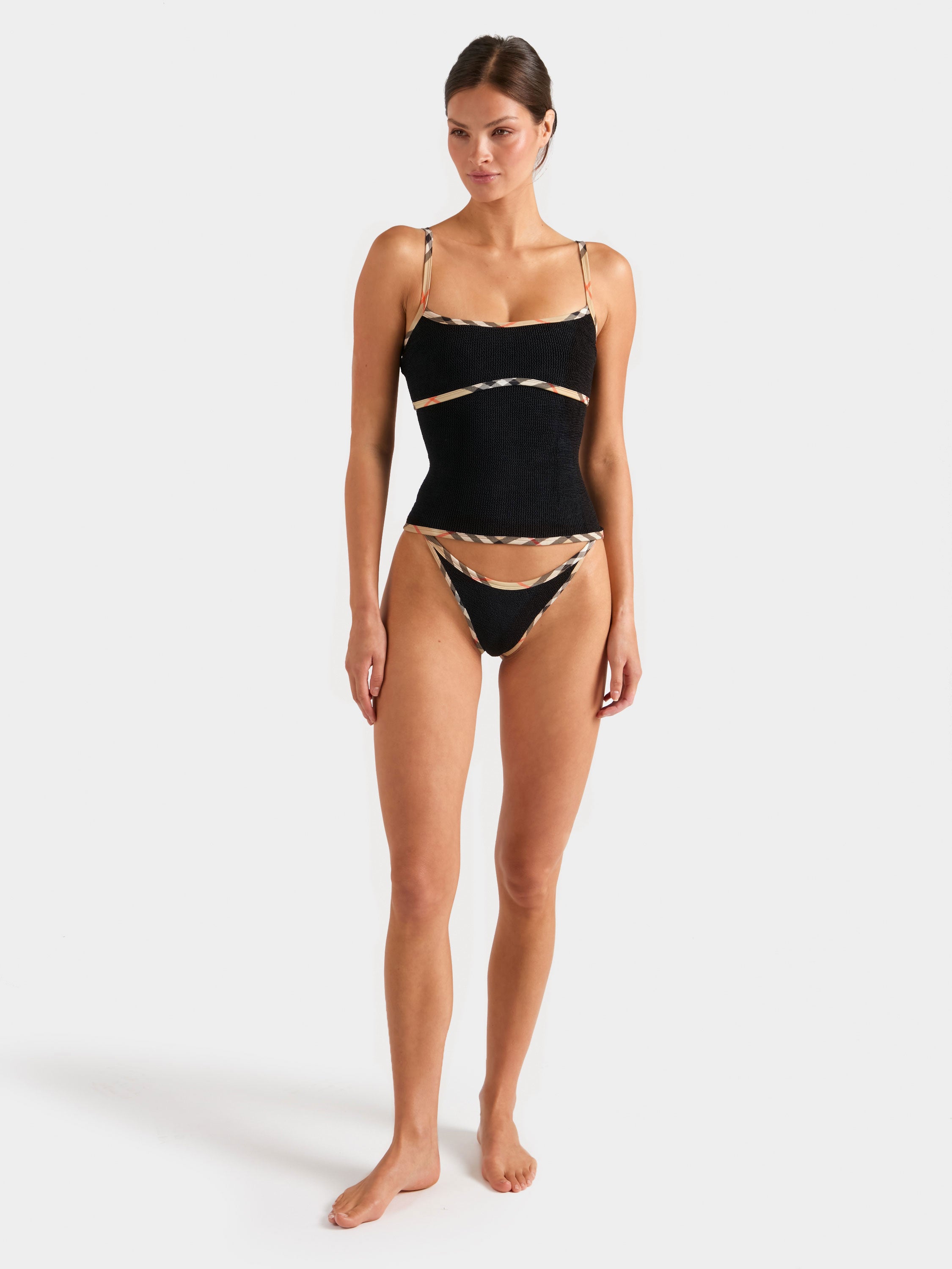 Burberry x Hunza G Tyler Bikini - Black/Check
